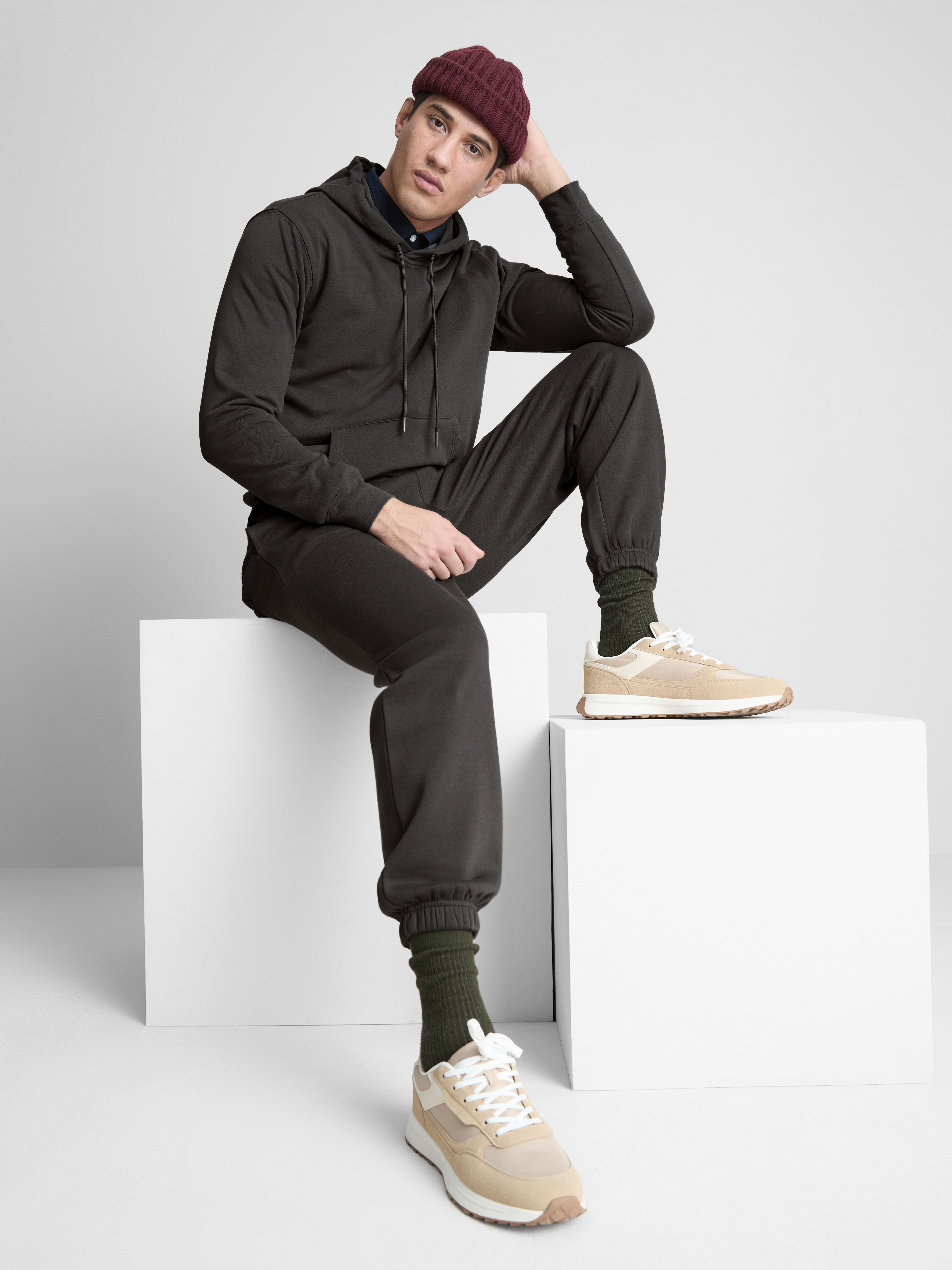 Essential Drawstring Joggers - Charcoal