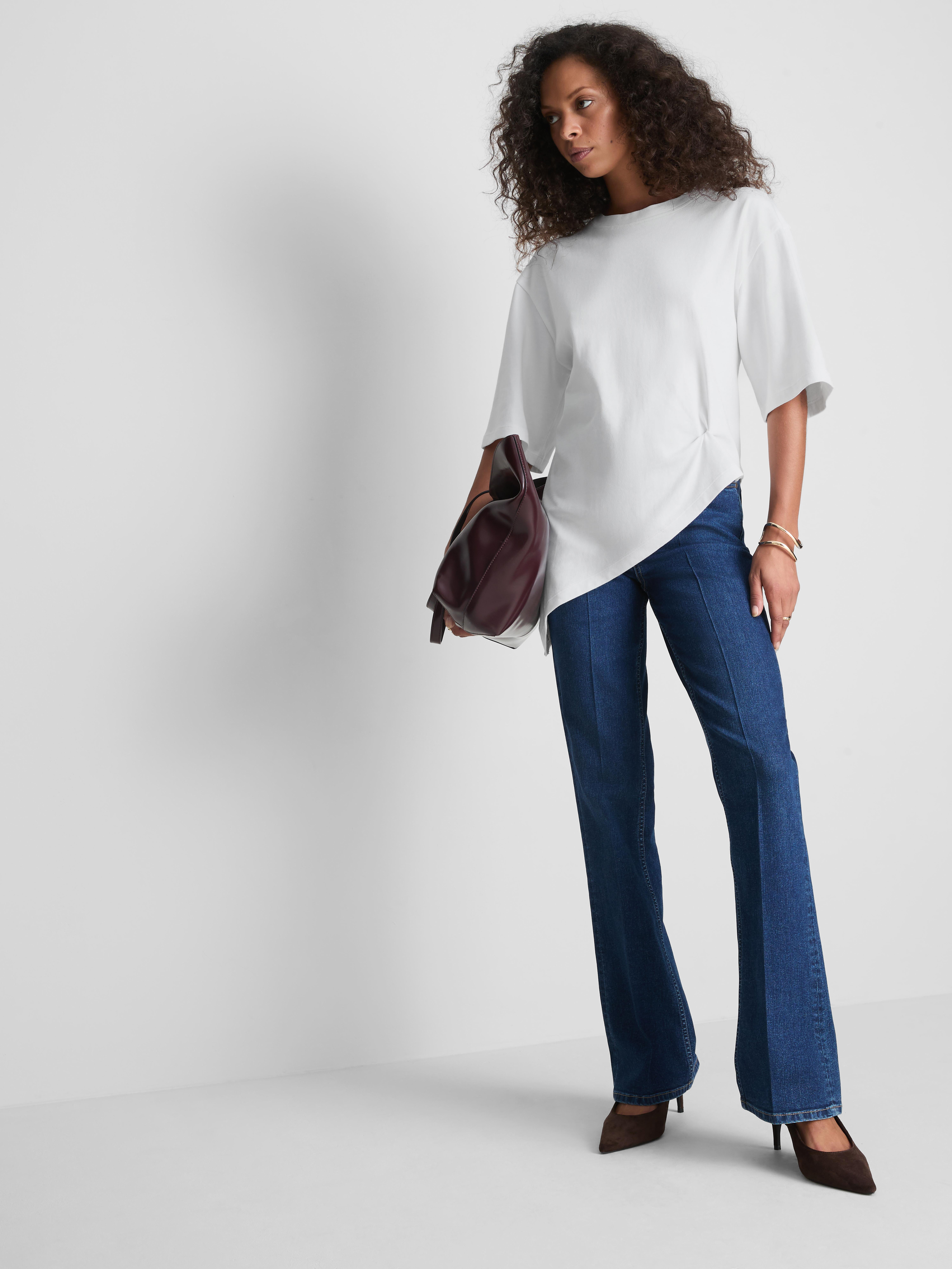 Paula Echevarría Asymmetric Knot Tee - White