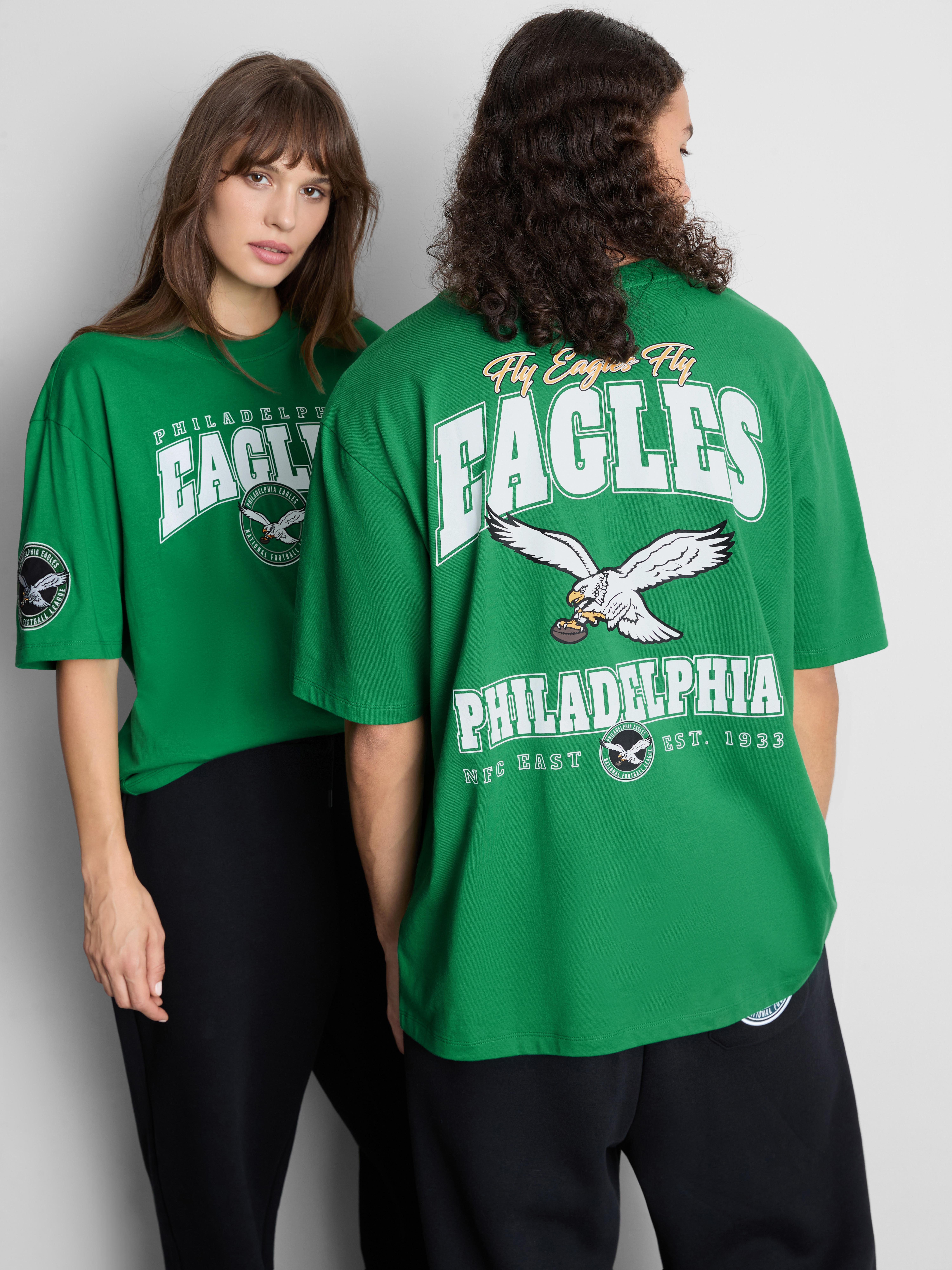 NFL Philadelphia Eagles Pure Cotton Graphic T-Shirt - Green