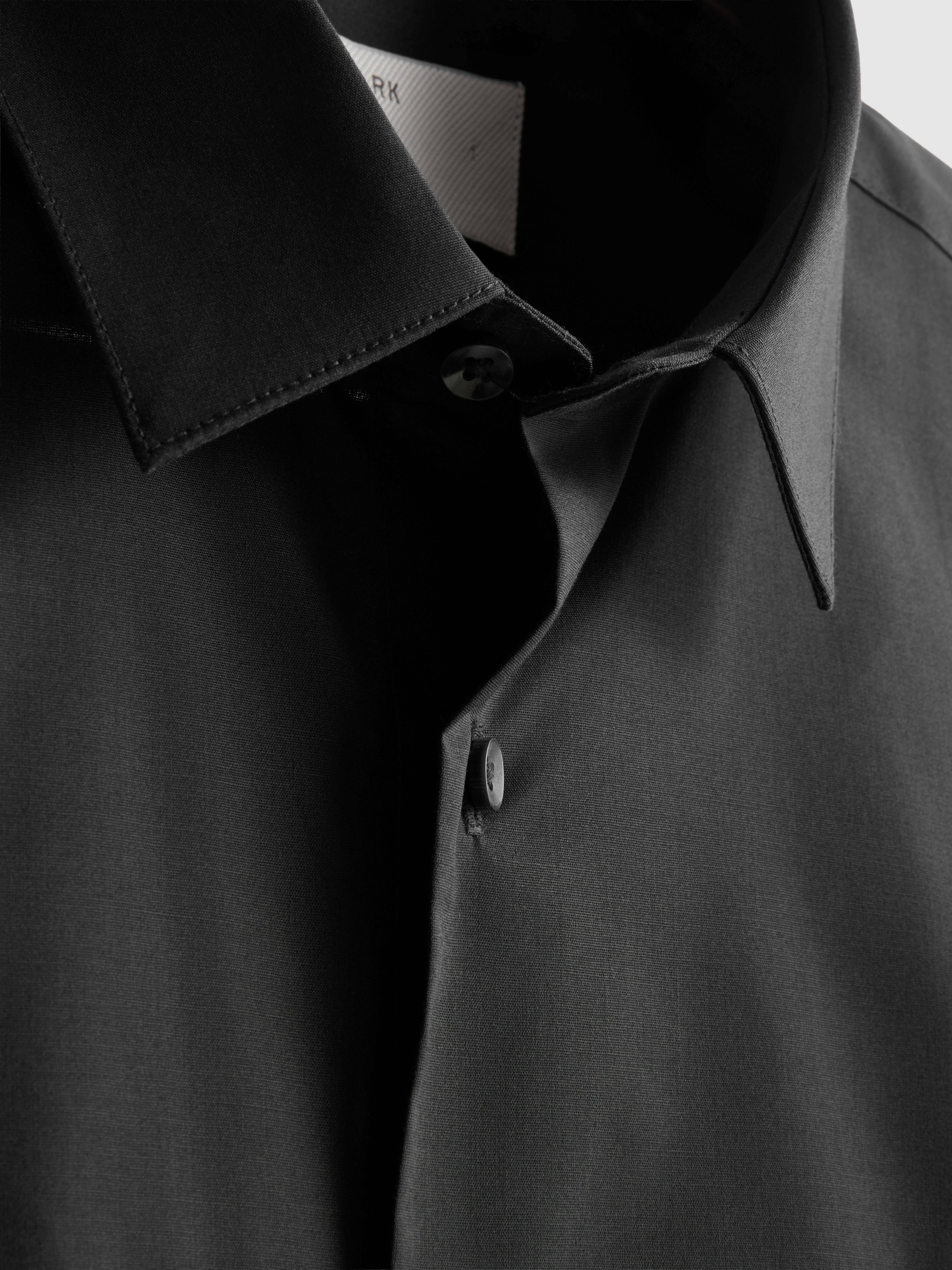 Slim-Fit Formal Shirt - Black