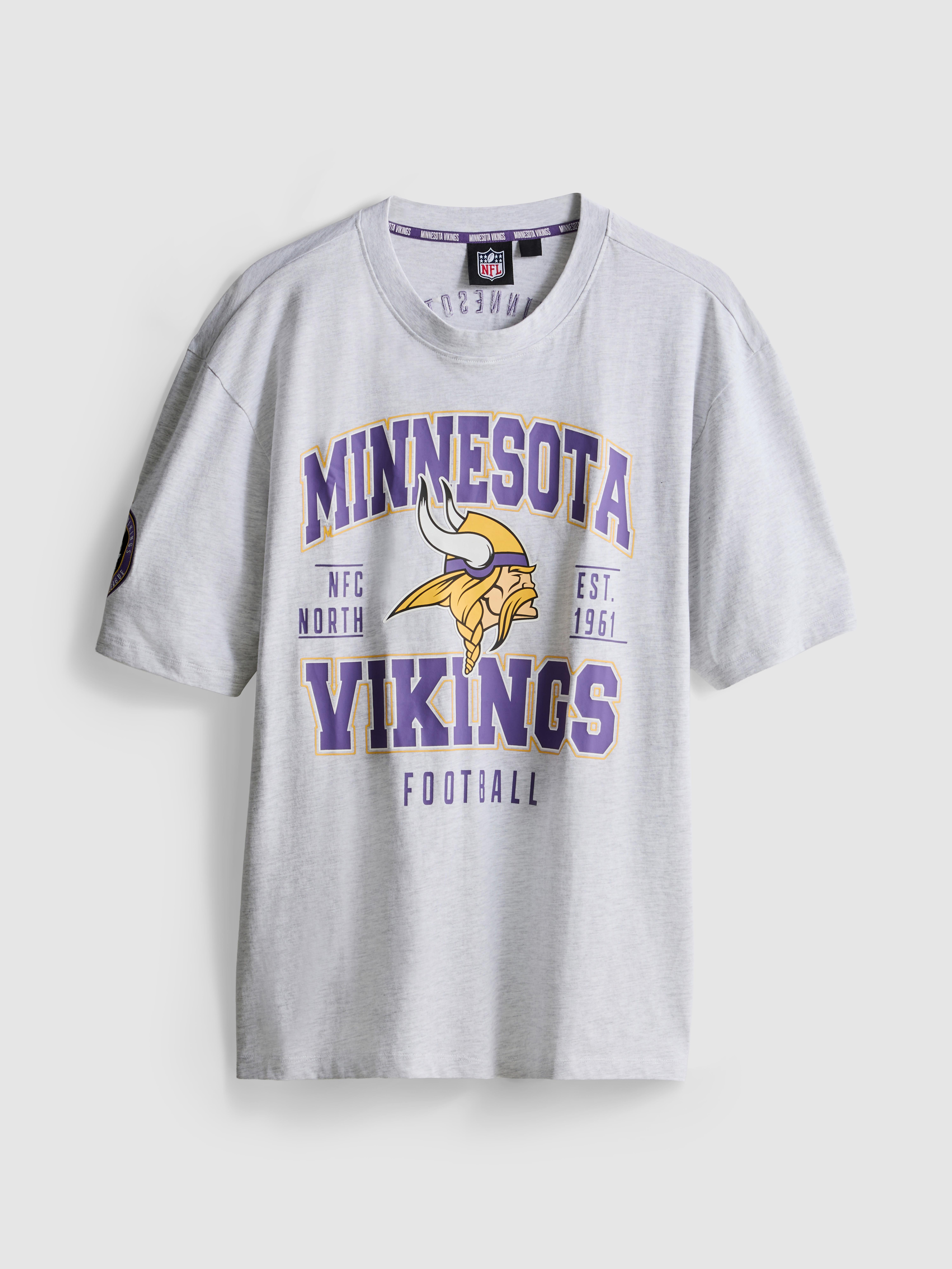 Minnesota Vikings Graphic T-Shirt - Gray Heather