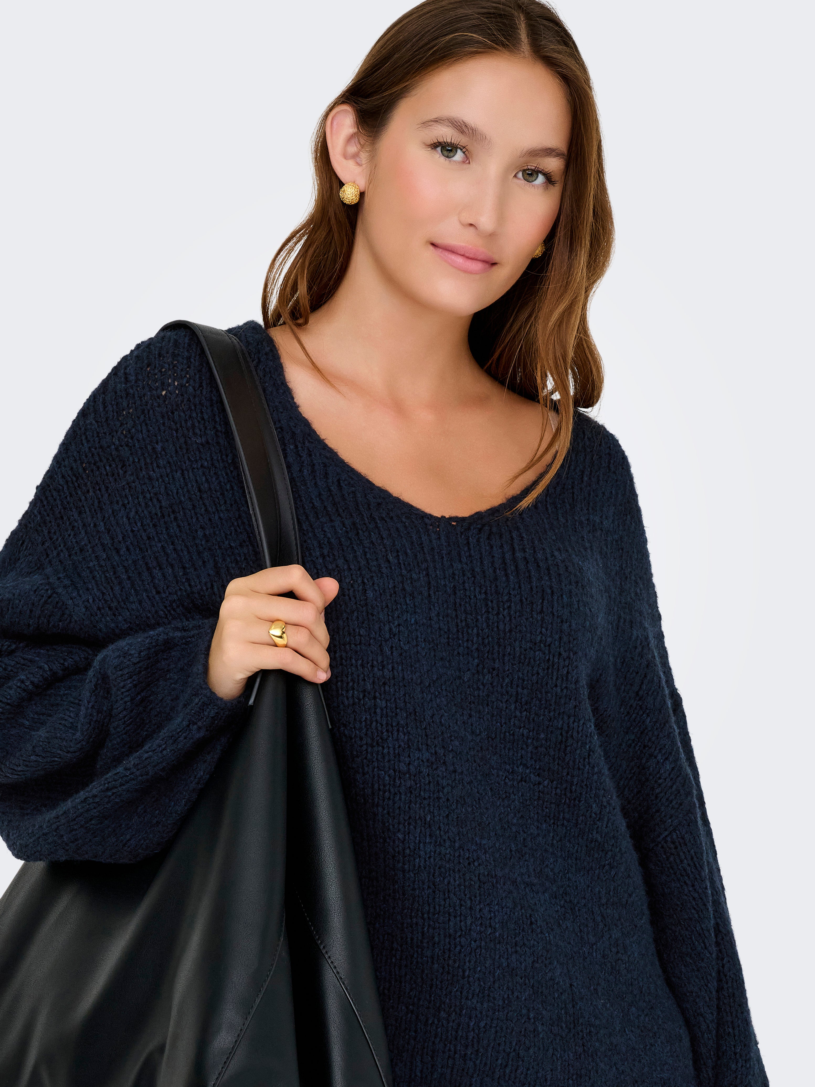 JDYDINEA Knitted pullover Total Eclipse