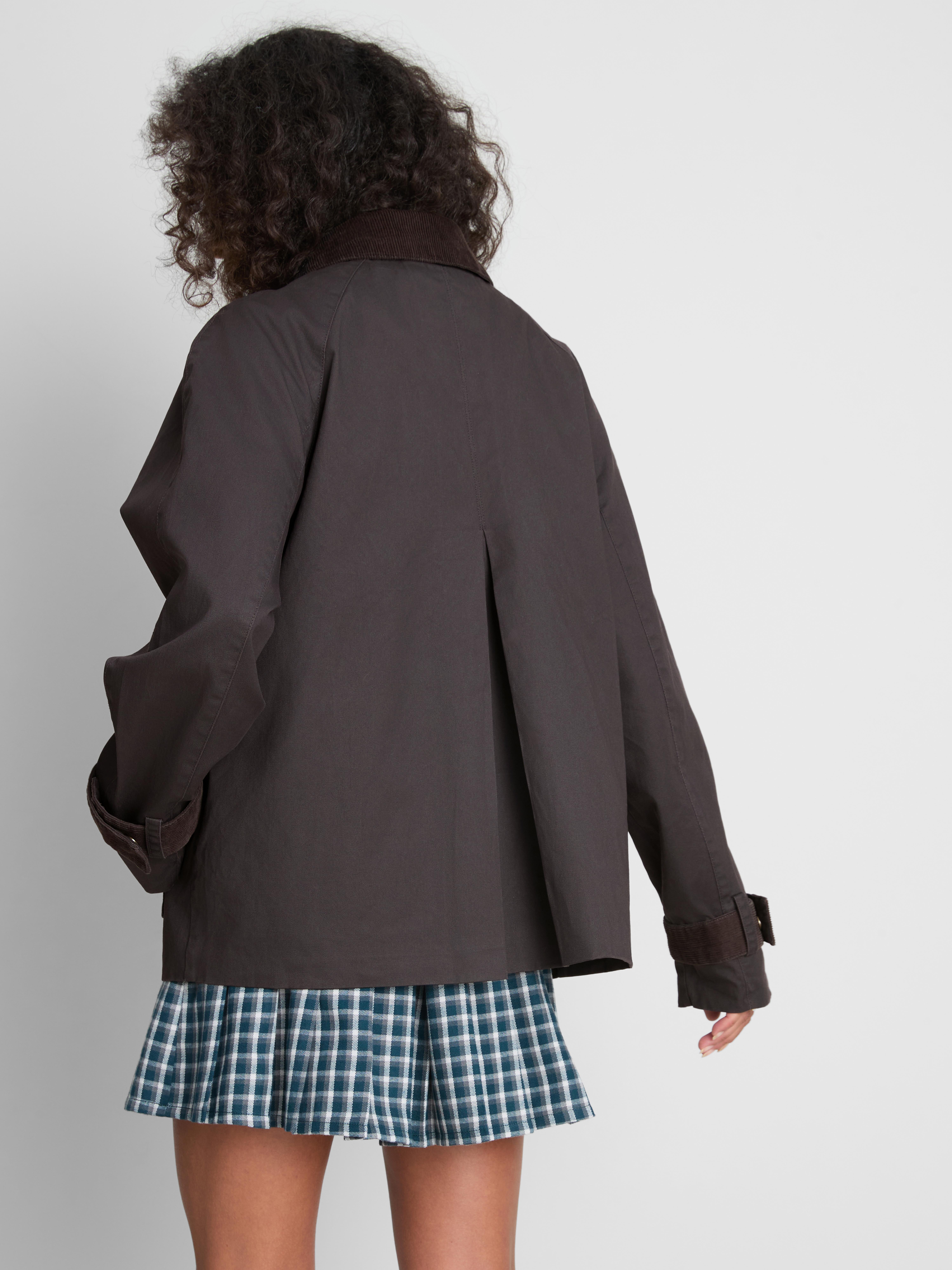 Paula Echevarría Classic Barn Jacket - Dark Purple