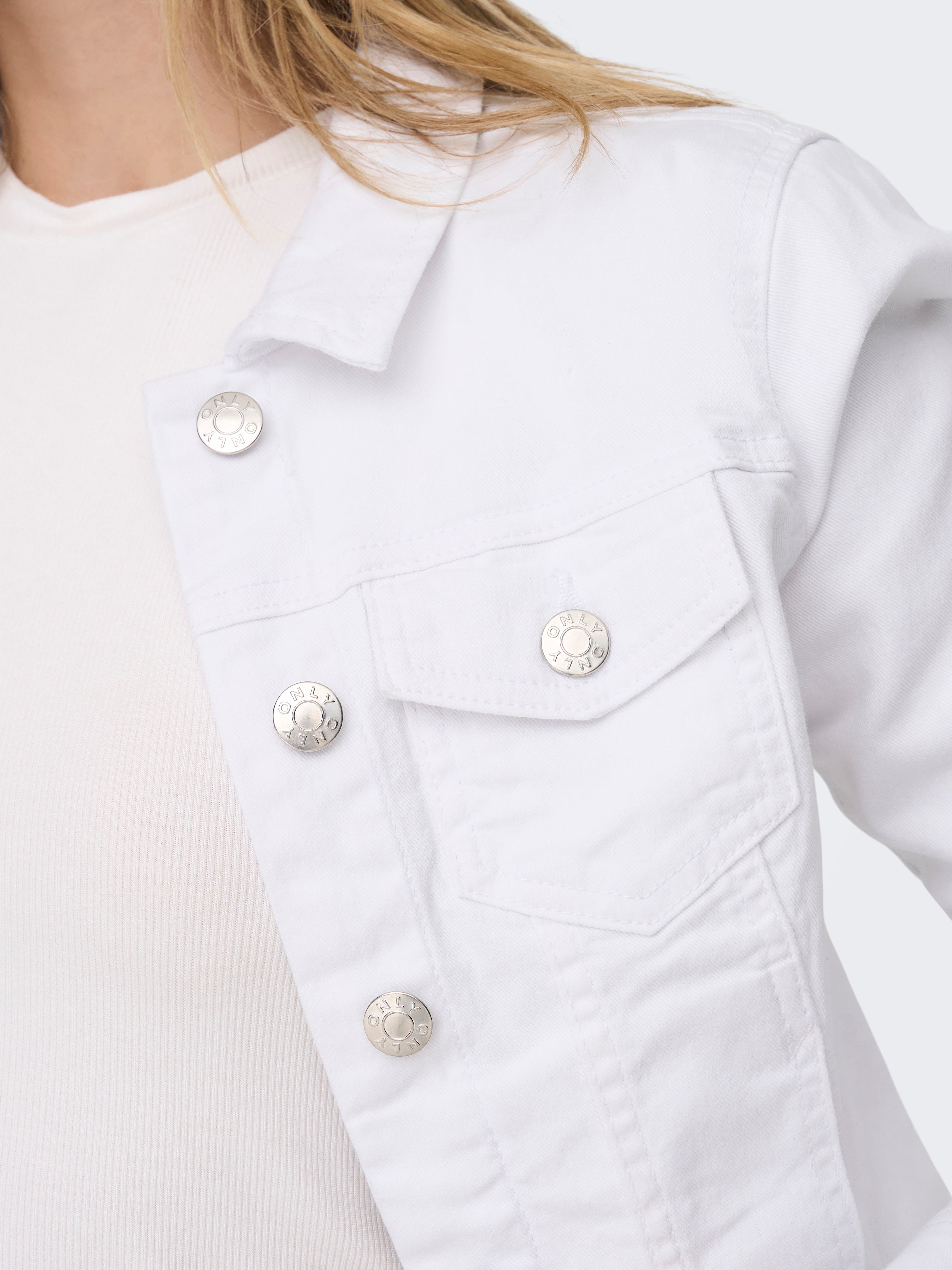 ONLWONDER Denim jacket White