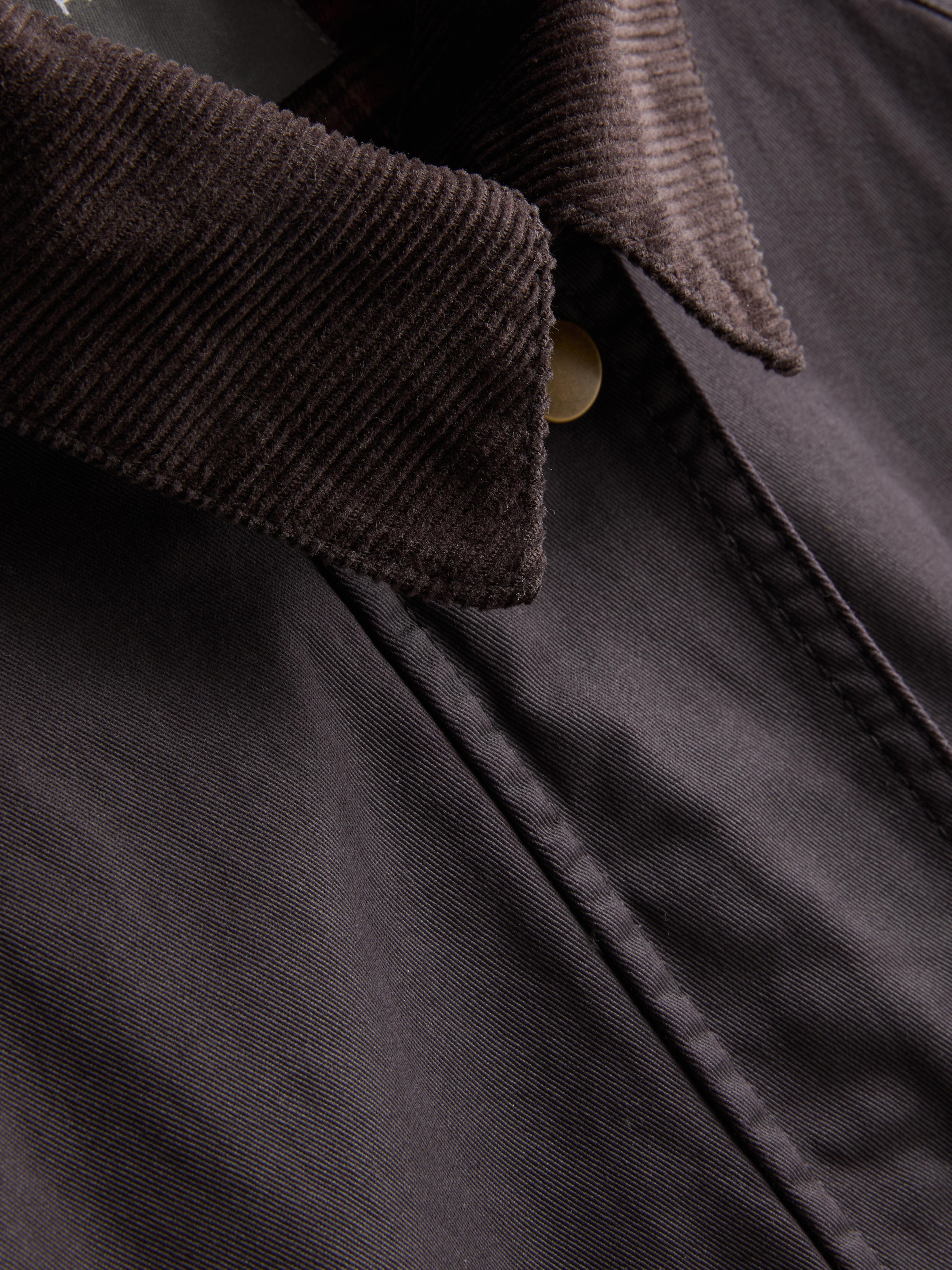 Paula Echevarría Classic Barn Jacket - Dark Purple