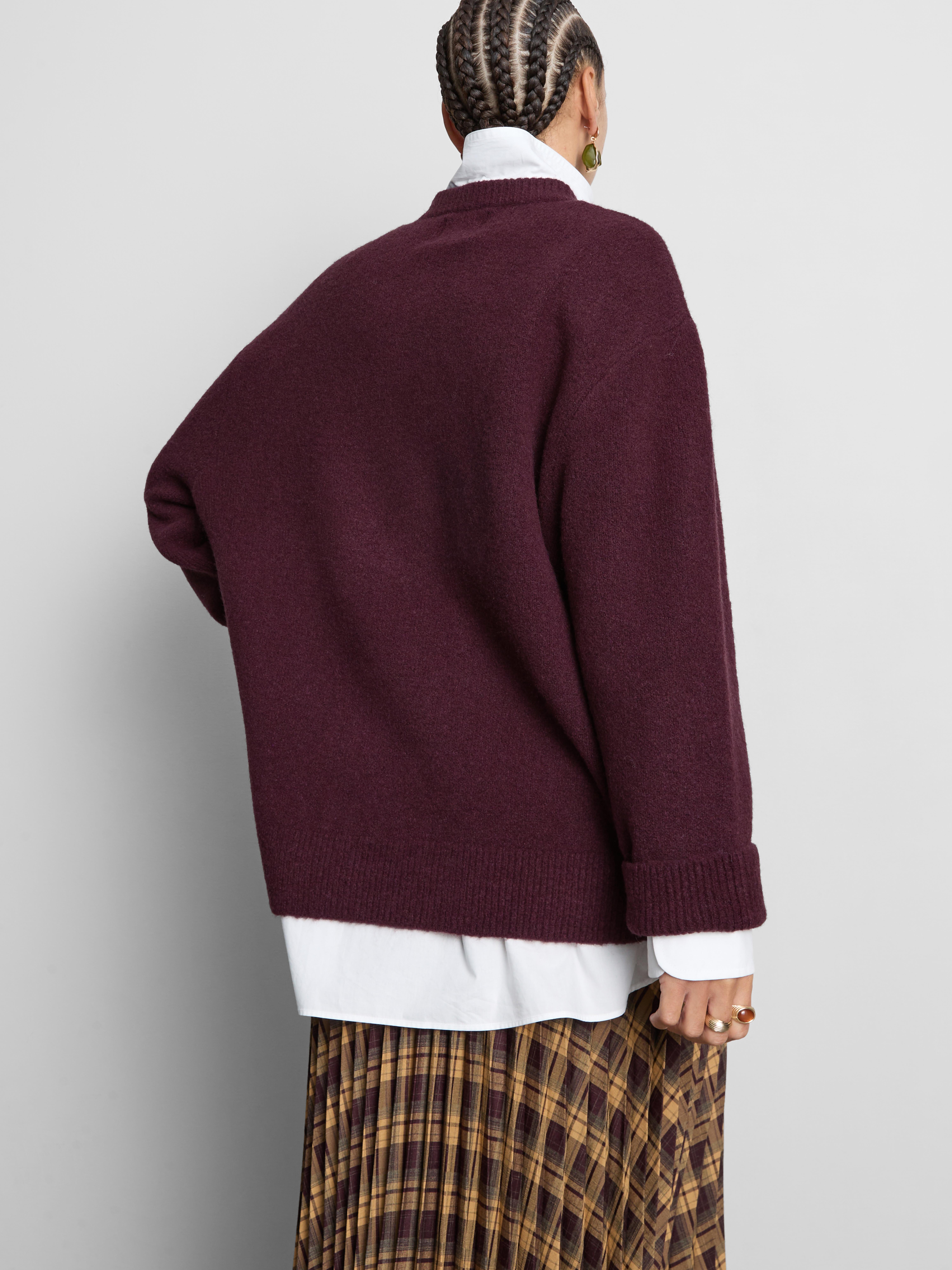 Disney's Winnie the Pooh Knitted Oversized Sweater - Purple