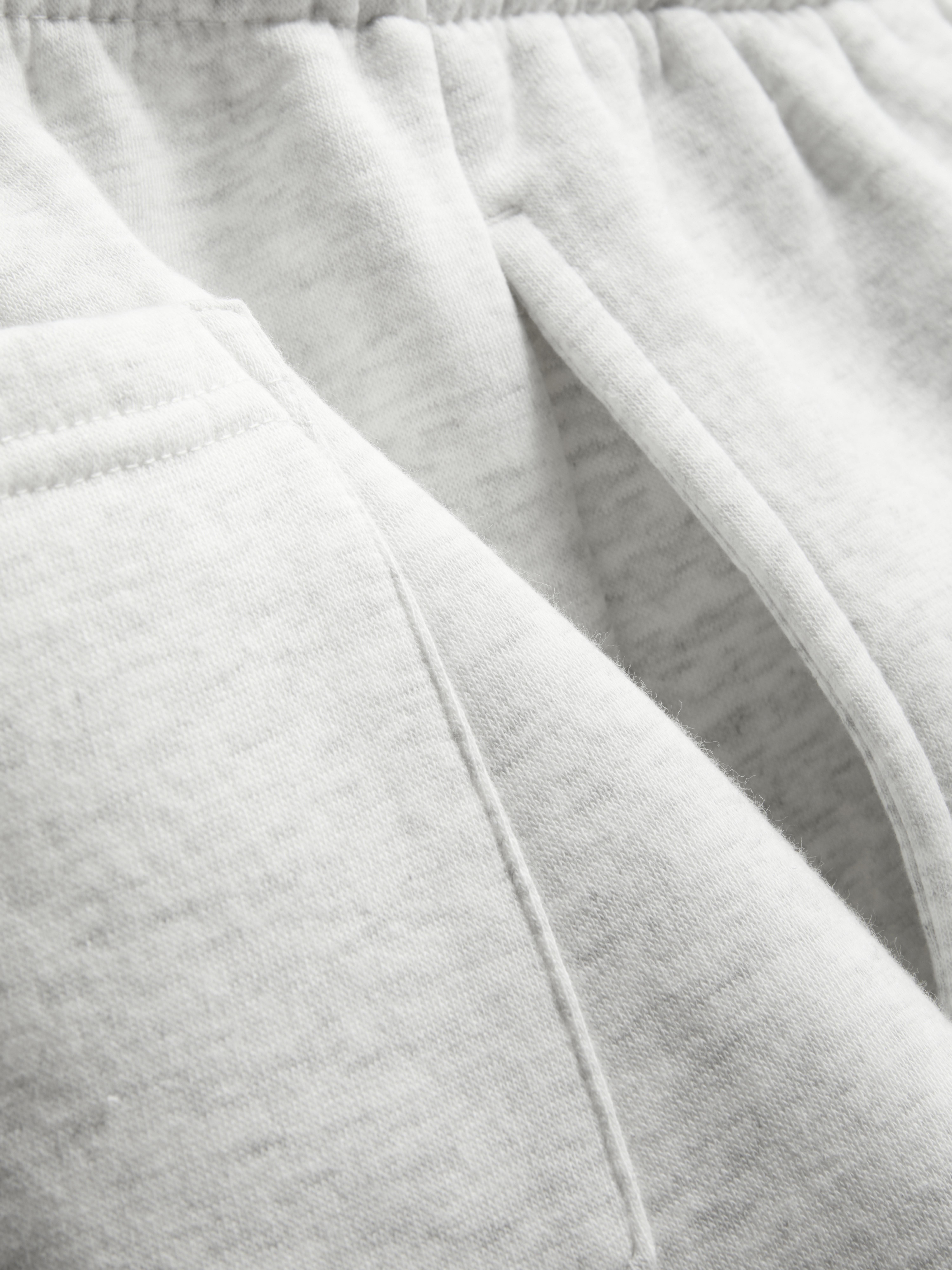 Drawstring Shorts - Gray Heather