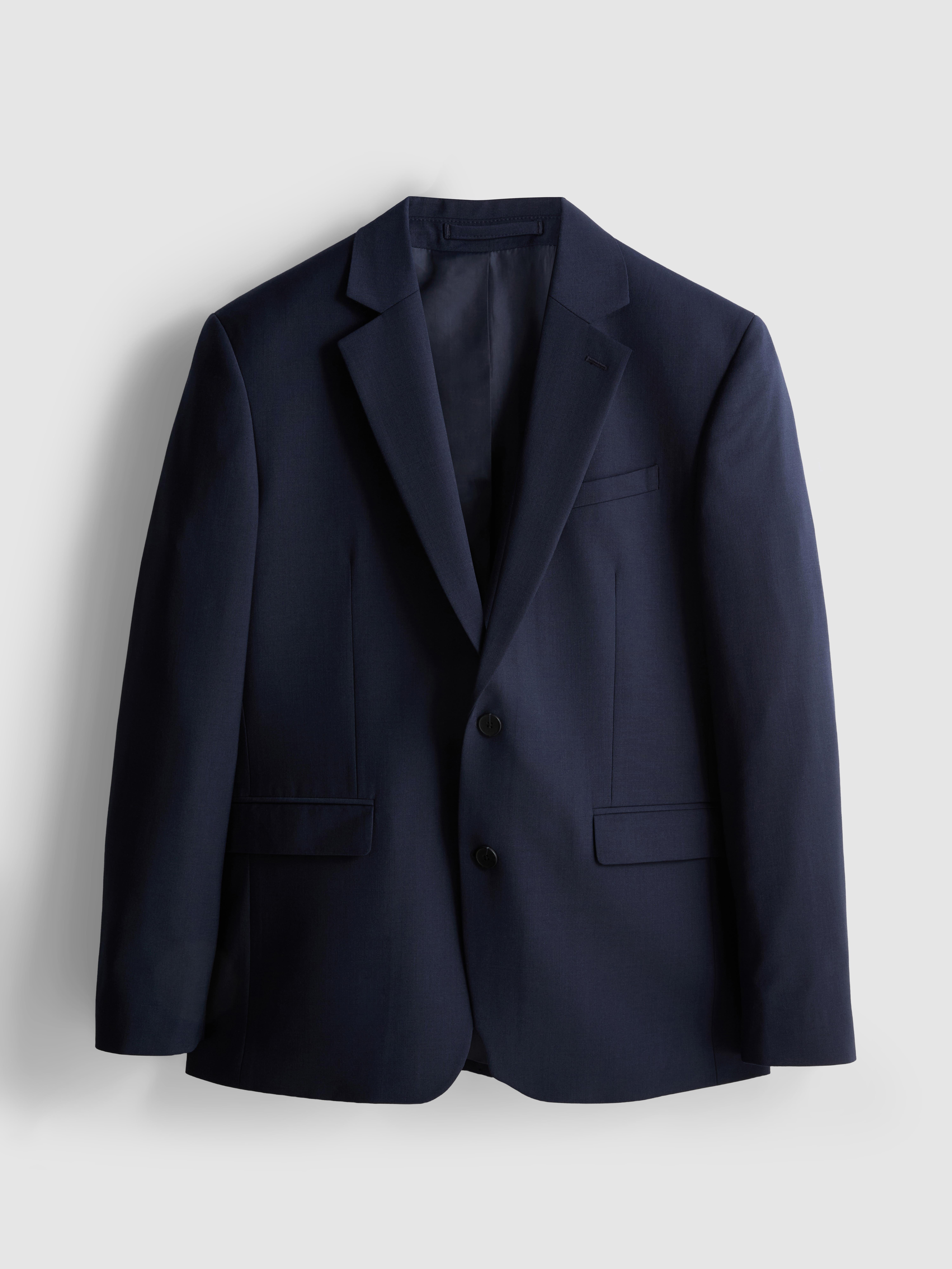 Regular Fit Suit Jacket - Navy