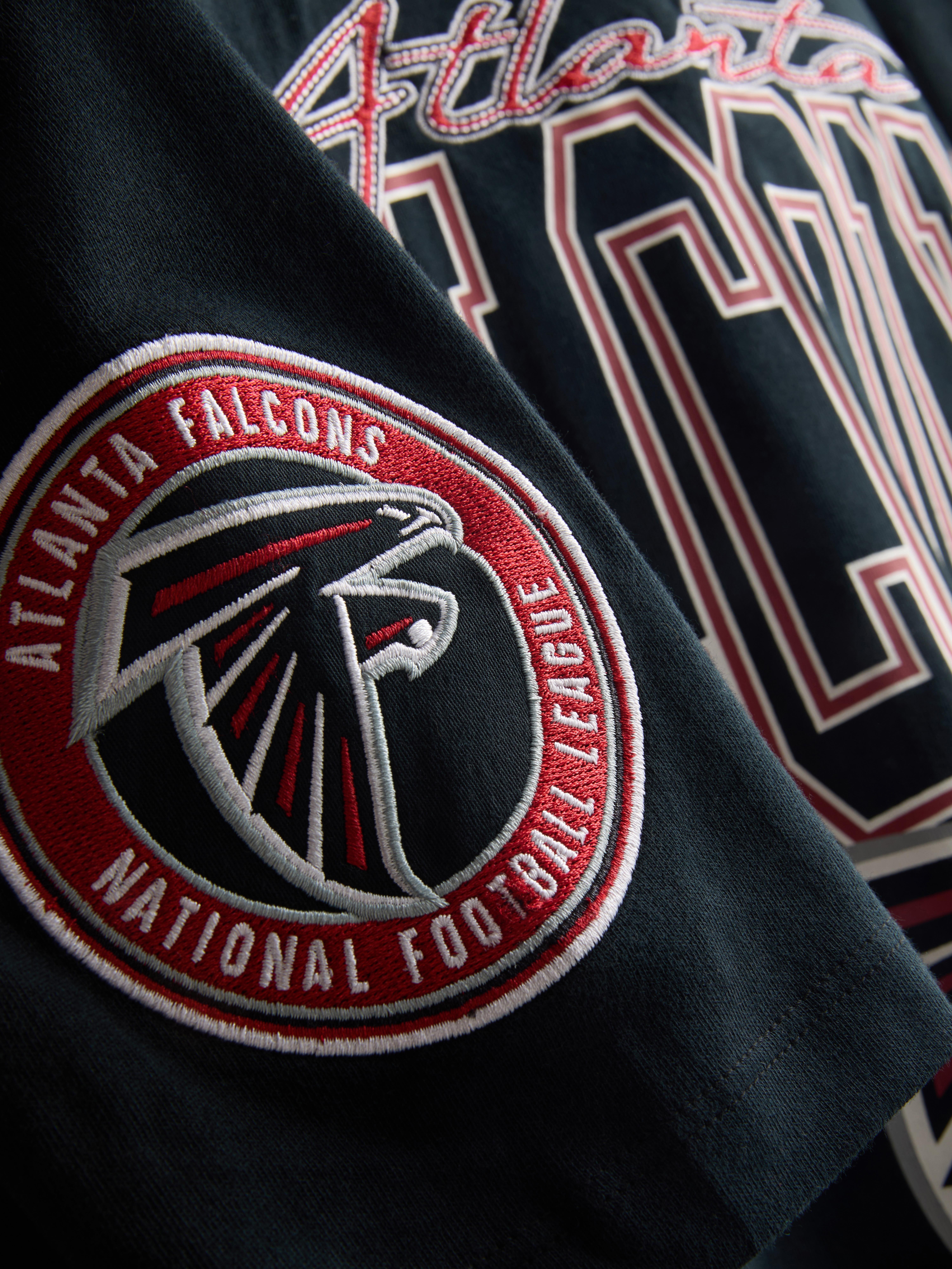 NFL Atlanta Falcons Pure Cotton Graphic T-Shirt - Black