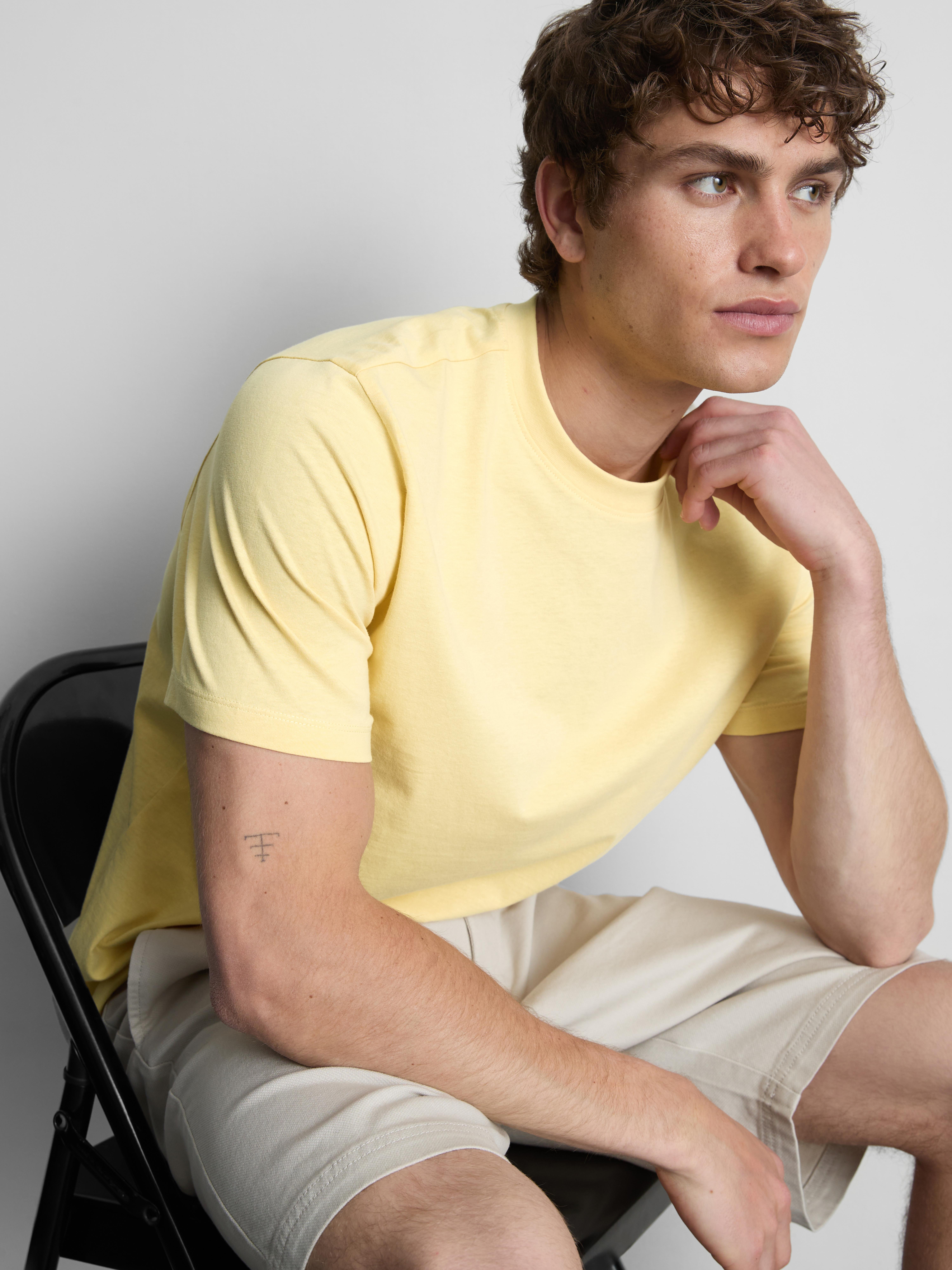 Regular Fit Short Sleeve T-Shirt - Yellow