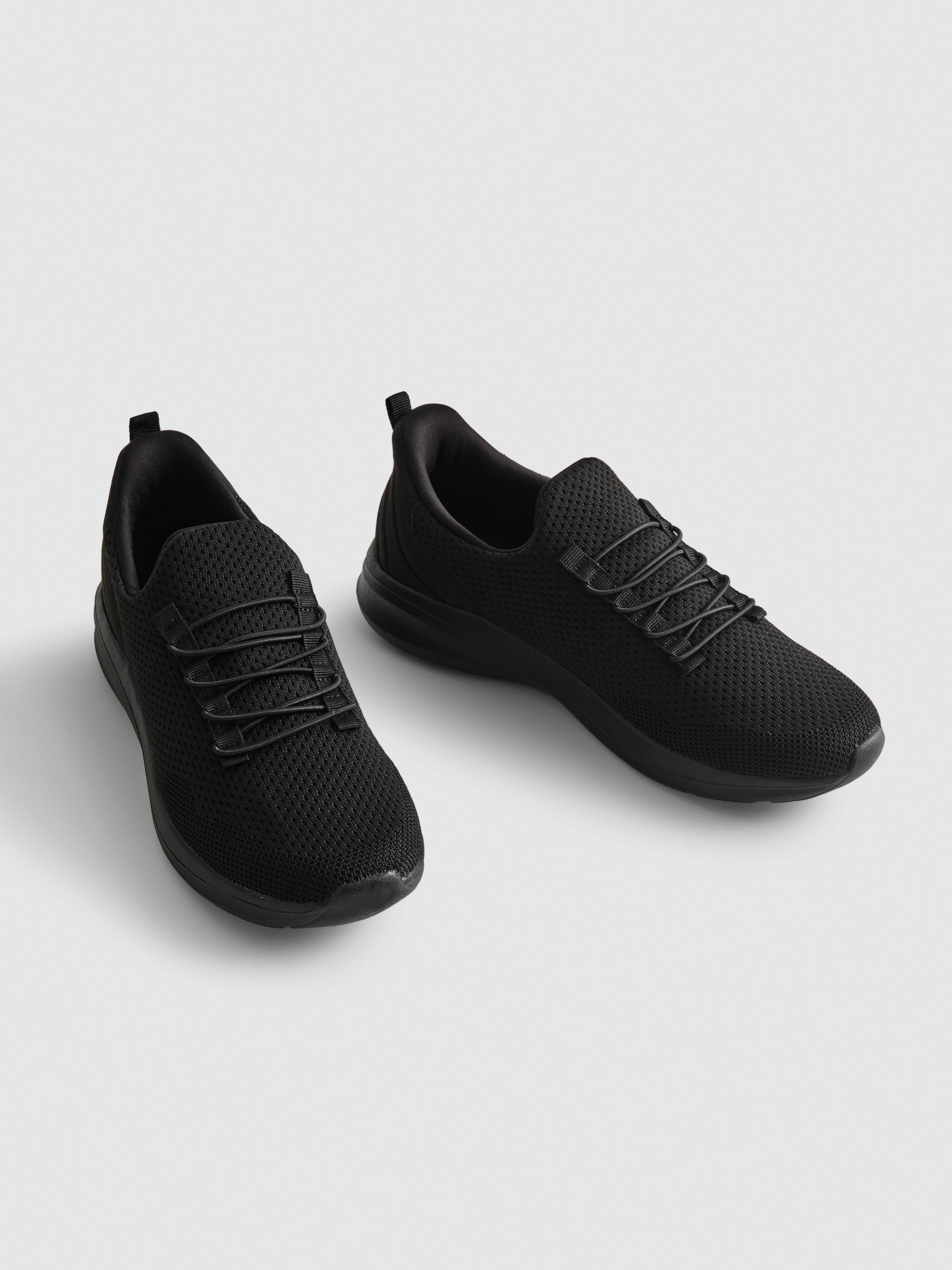 Slip-On Low-Top Sneakers - Black