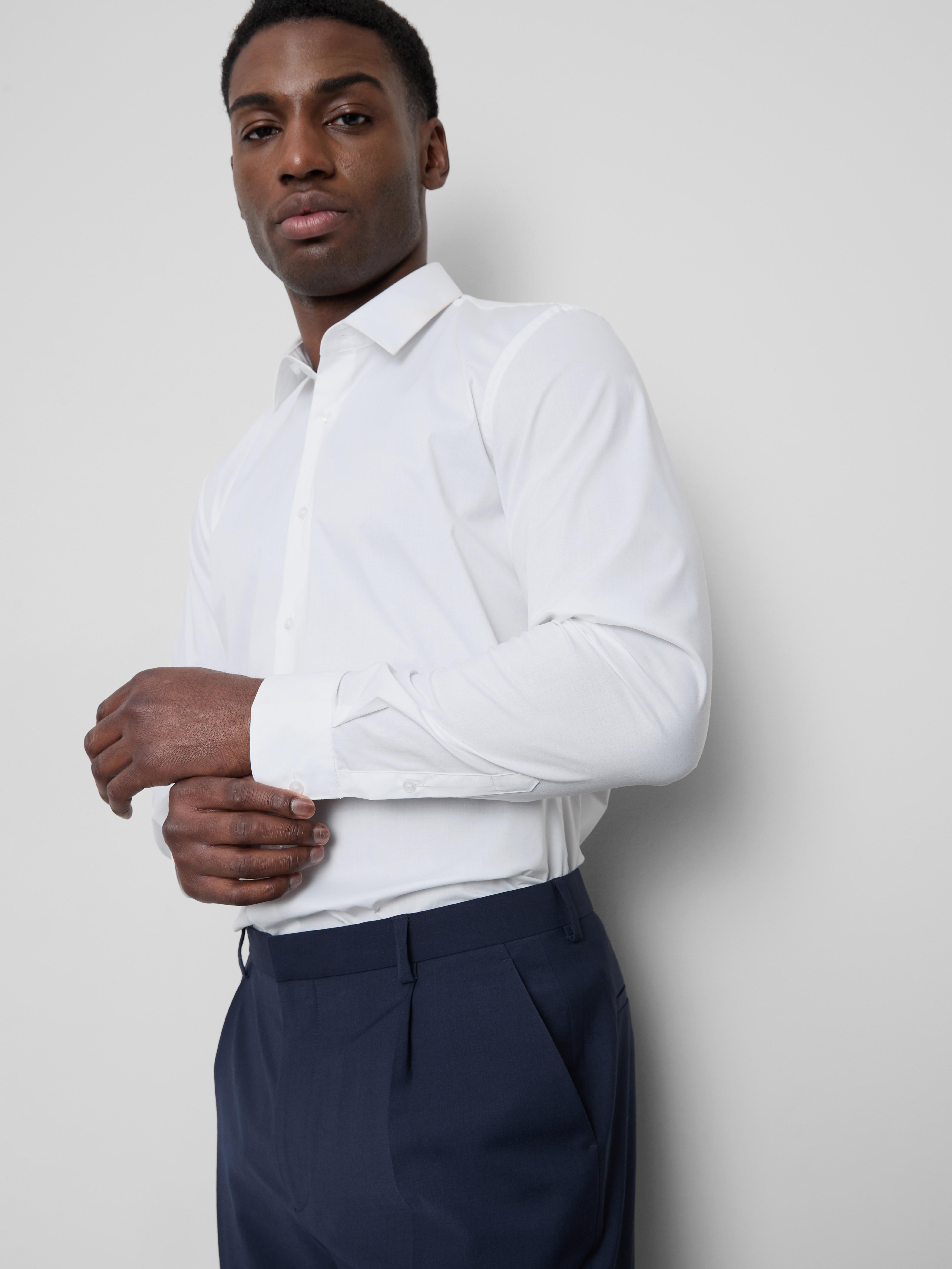 Slim-Fit Formal Shirt - White
