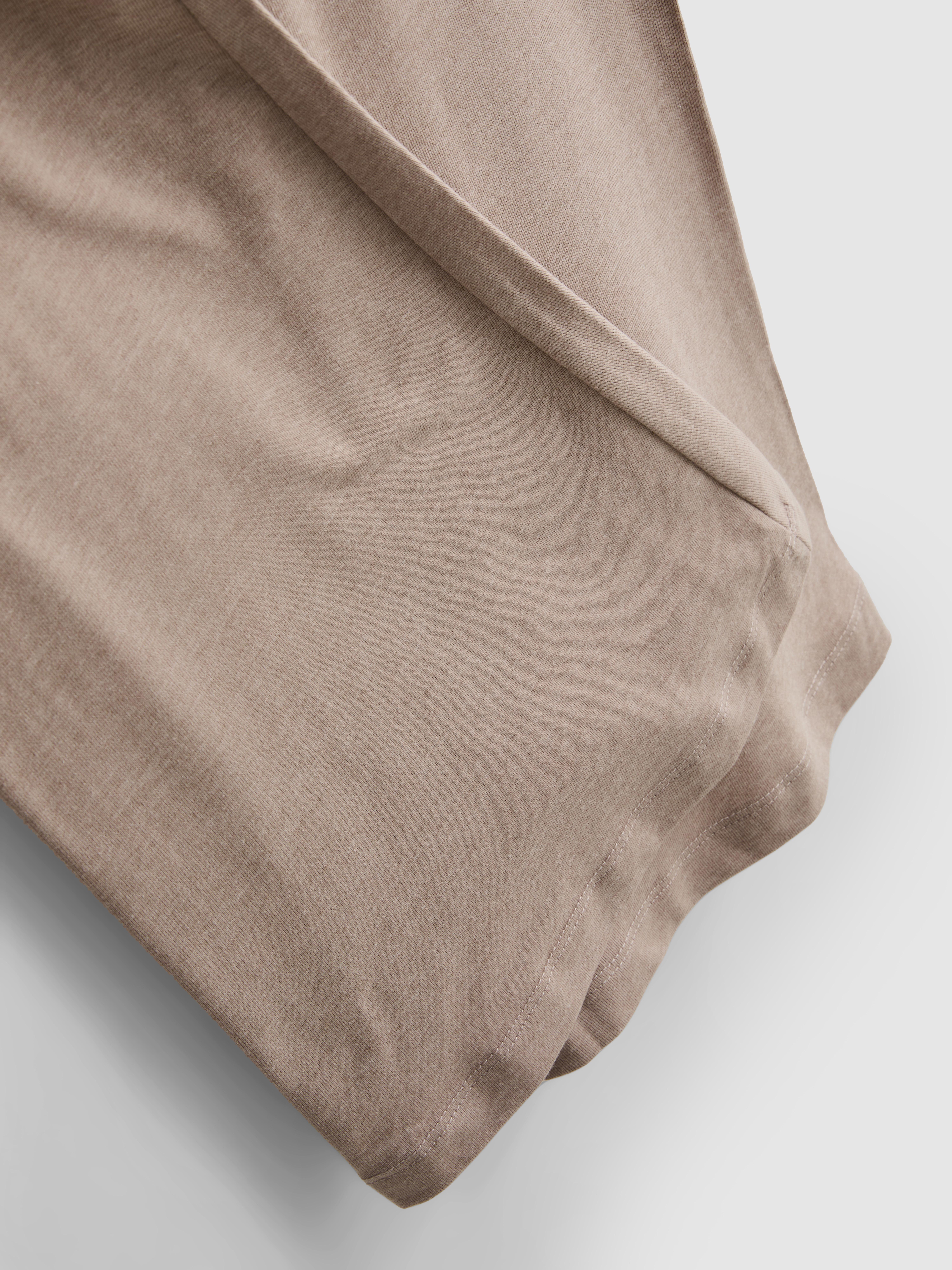 Cotton Rich Flared Leggings - Oatmeal