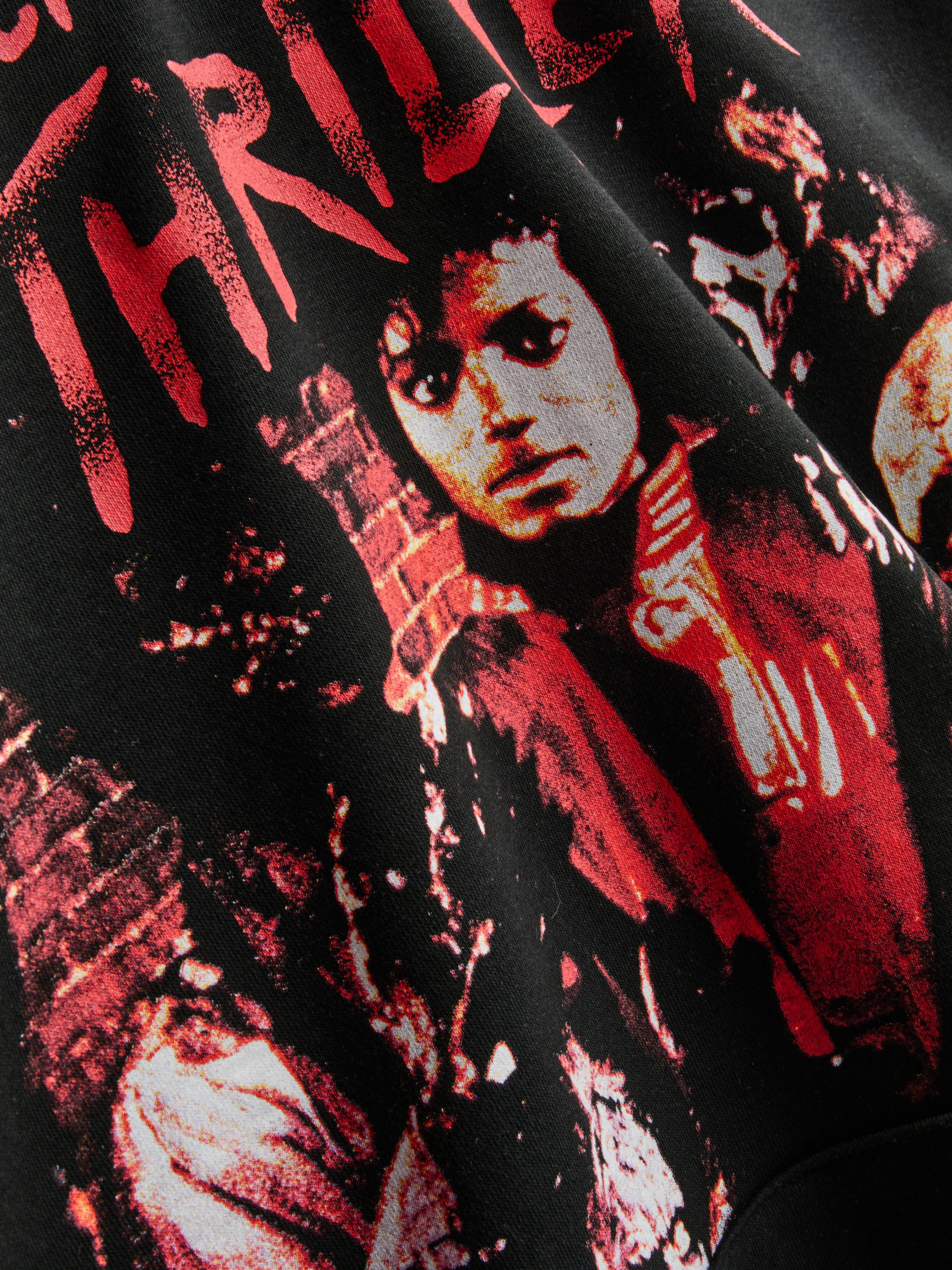 Michael Jackson Thriller Graphic Hoodie - Black
