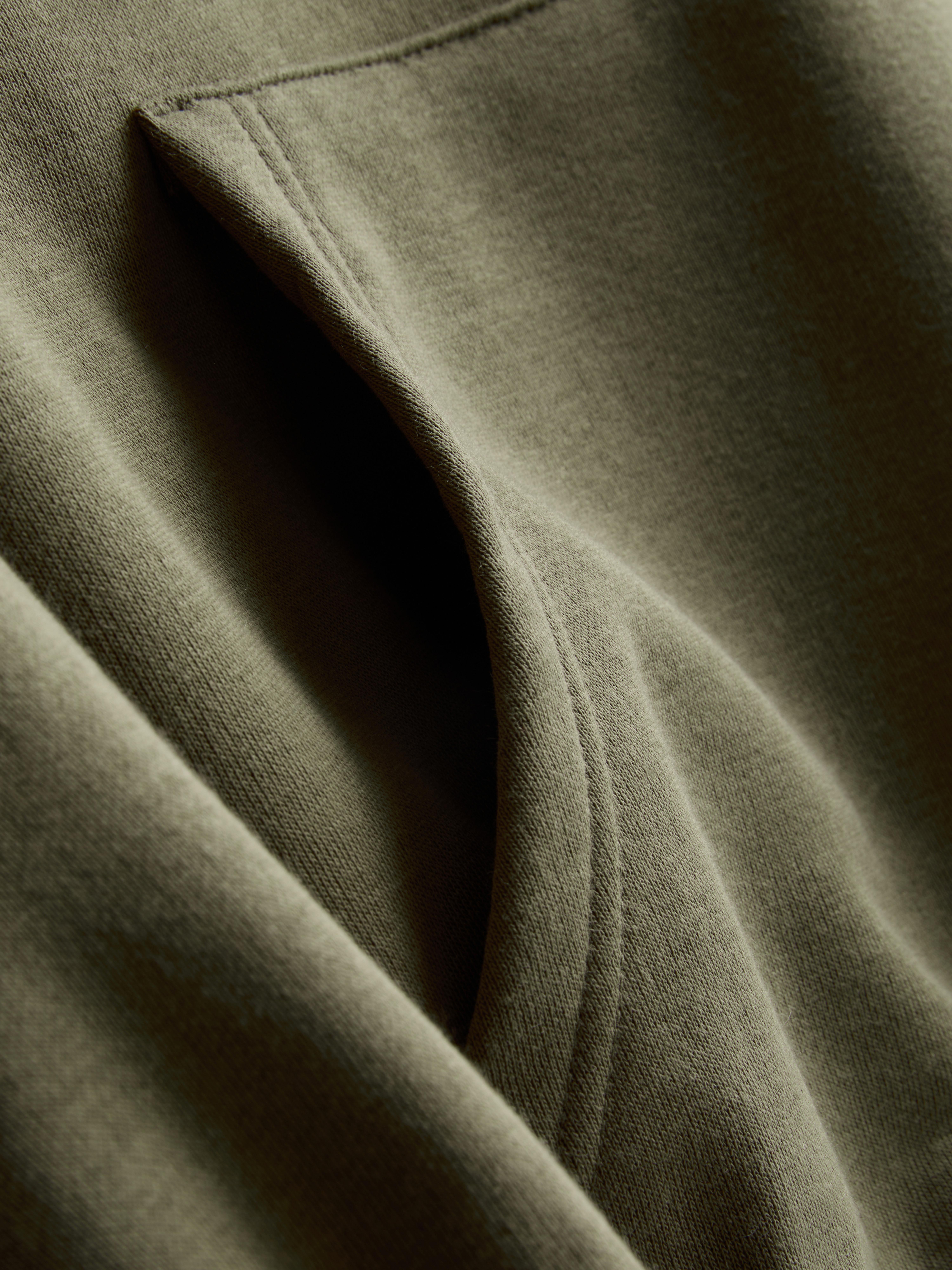 Drawstring Hoodie - Olive