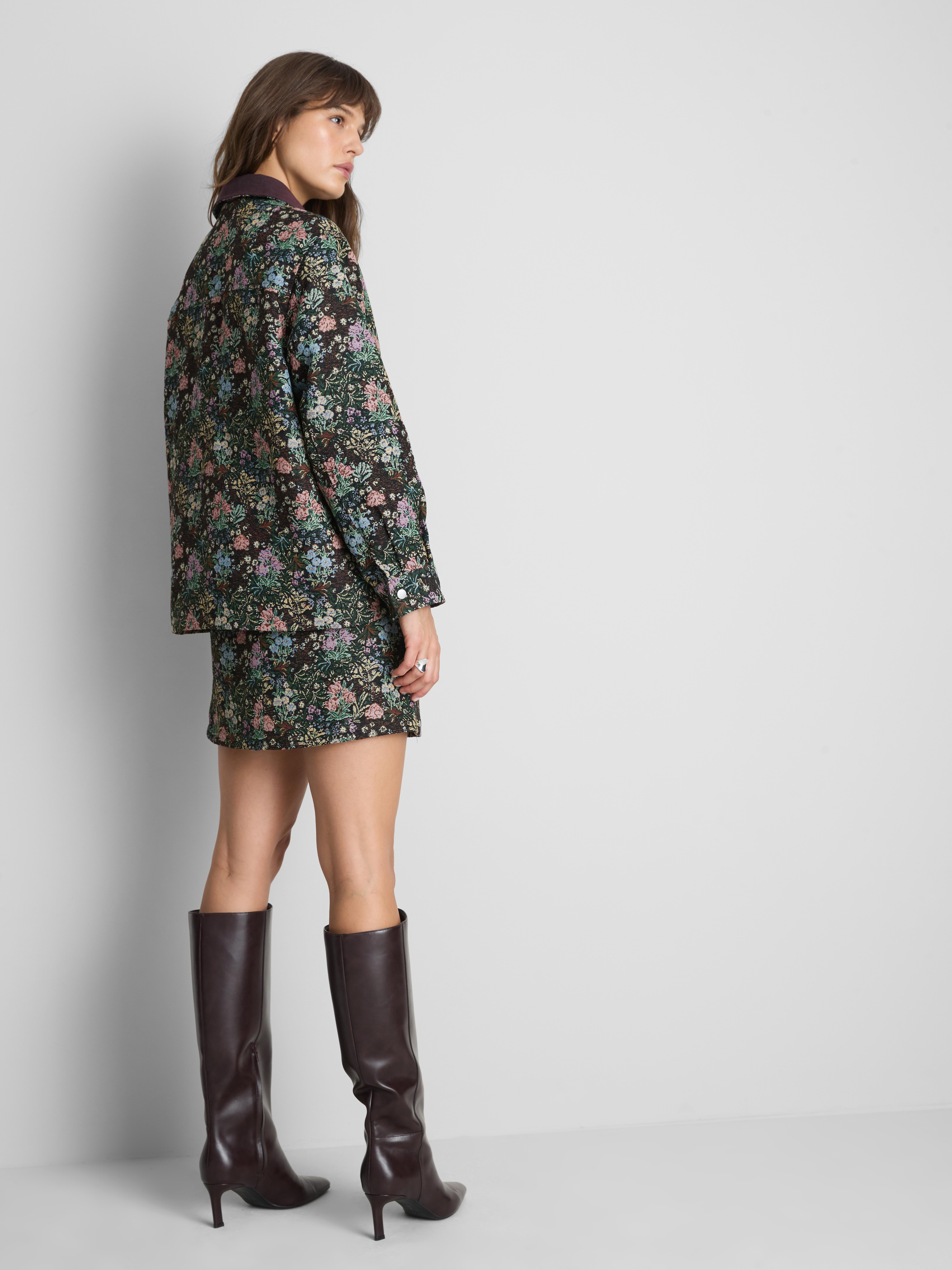 Paula Echevarría Jacquard Barn Jacket - Multi