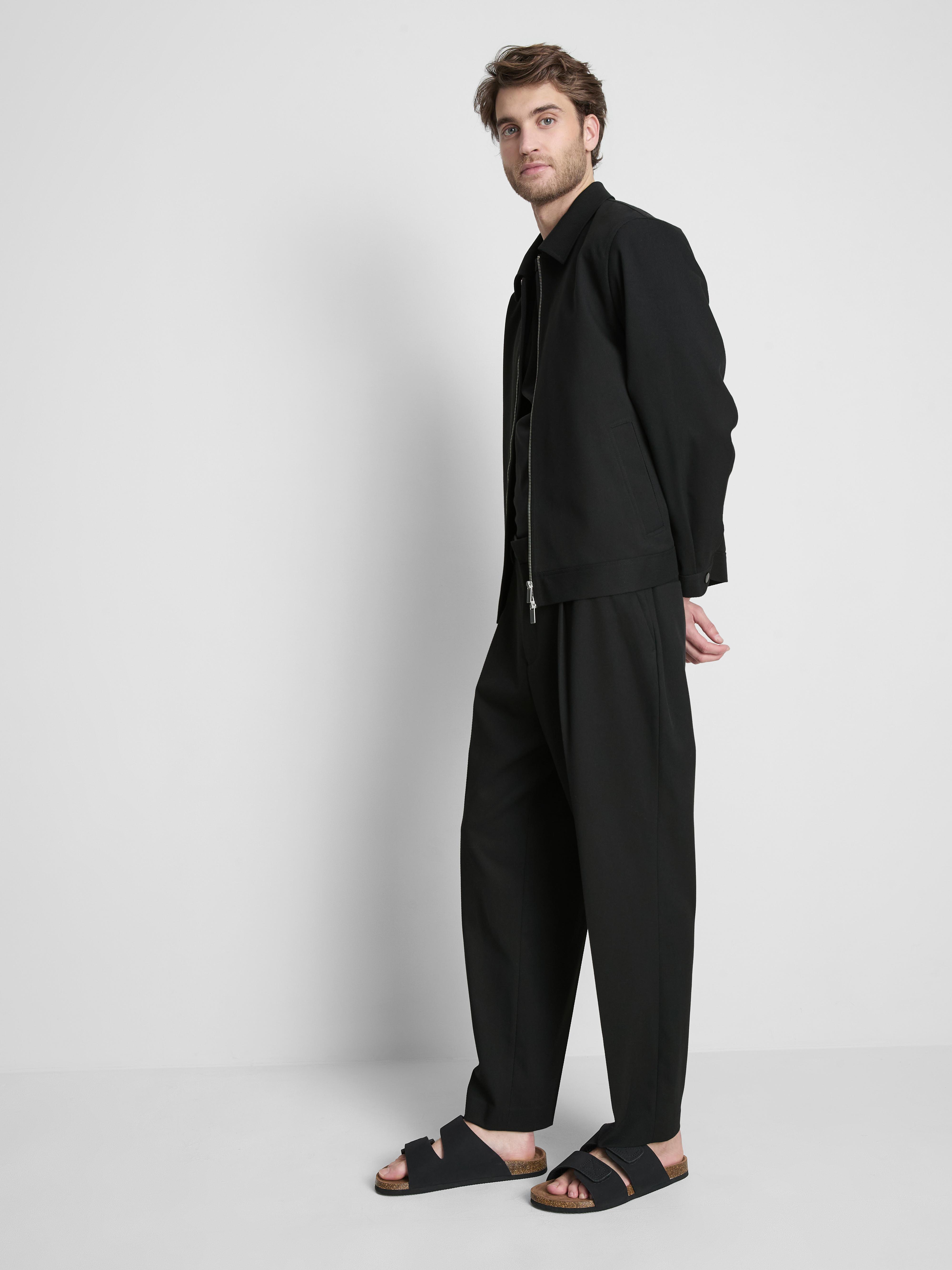 The Edit Twill Pants - Black