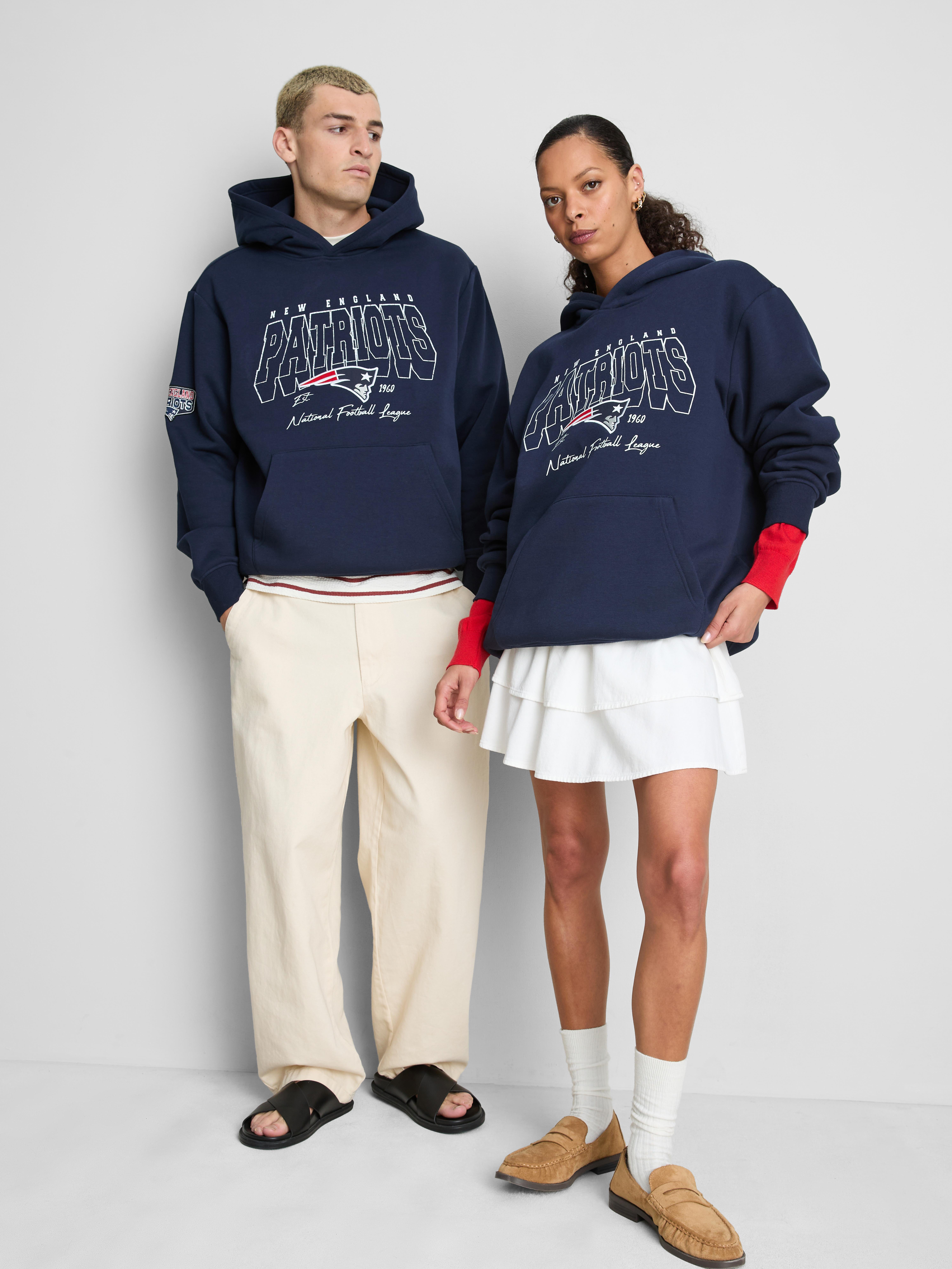 NFL New England Patriots Graphic Hoodie - Navy