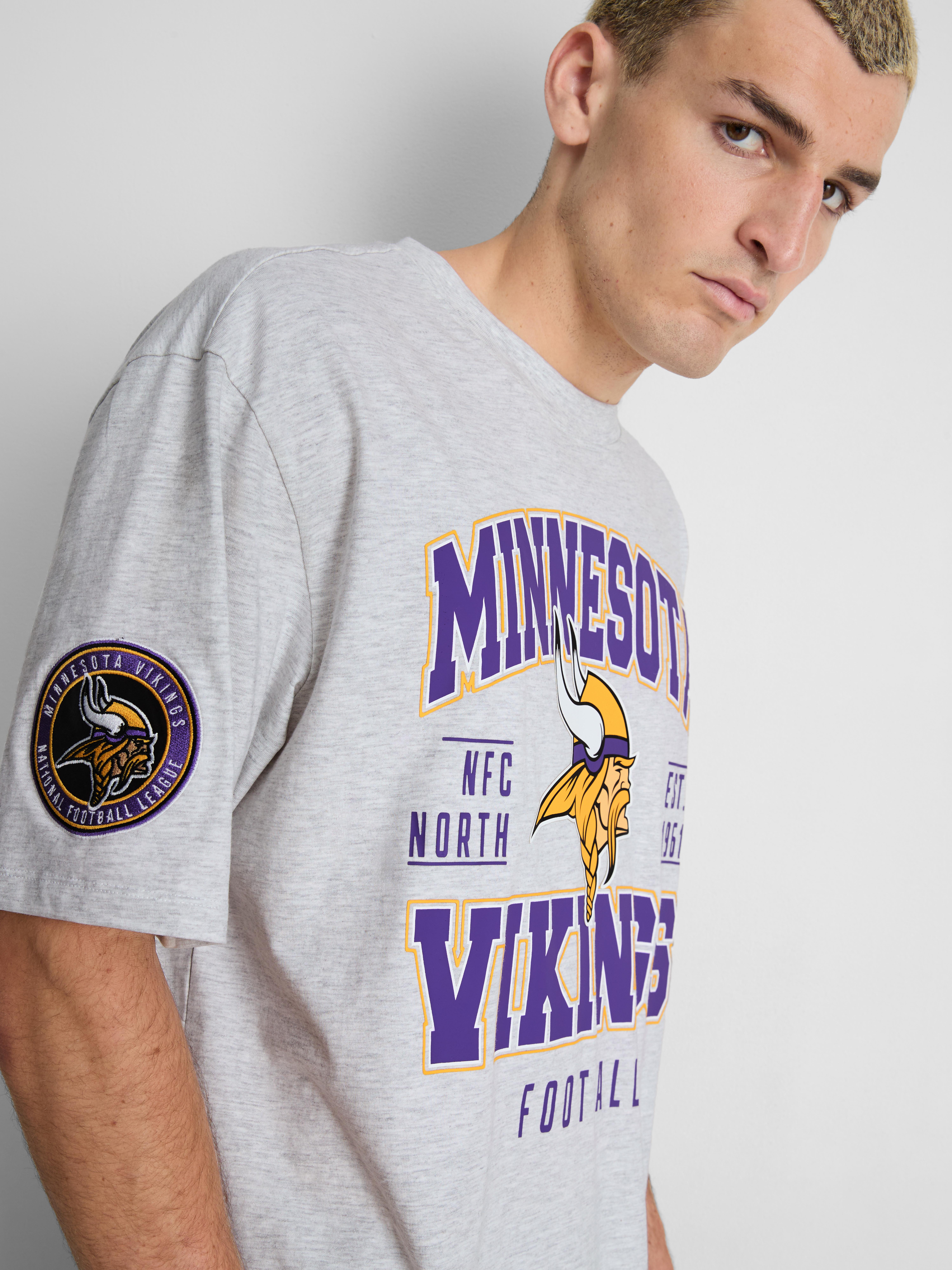 Minnesota Vikings Graphic T-Shirt - Gray Heather