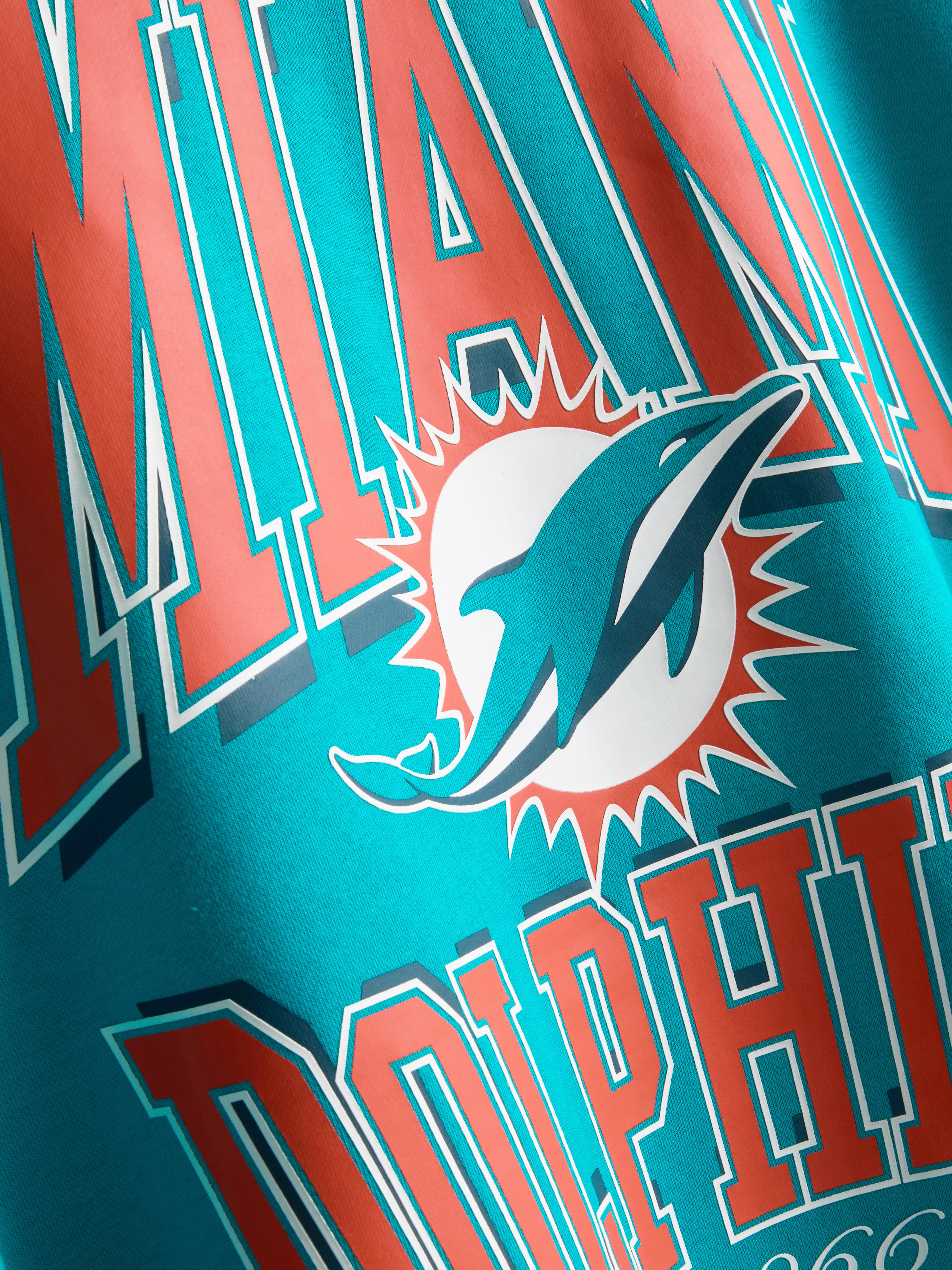 NFL Miami Dolphins Cotton-Rich Hoodie - Teal