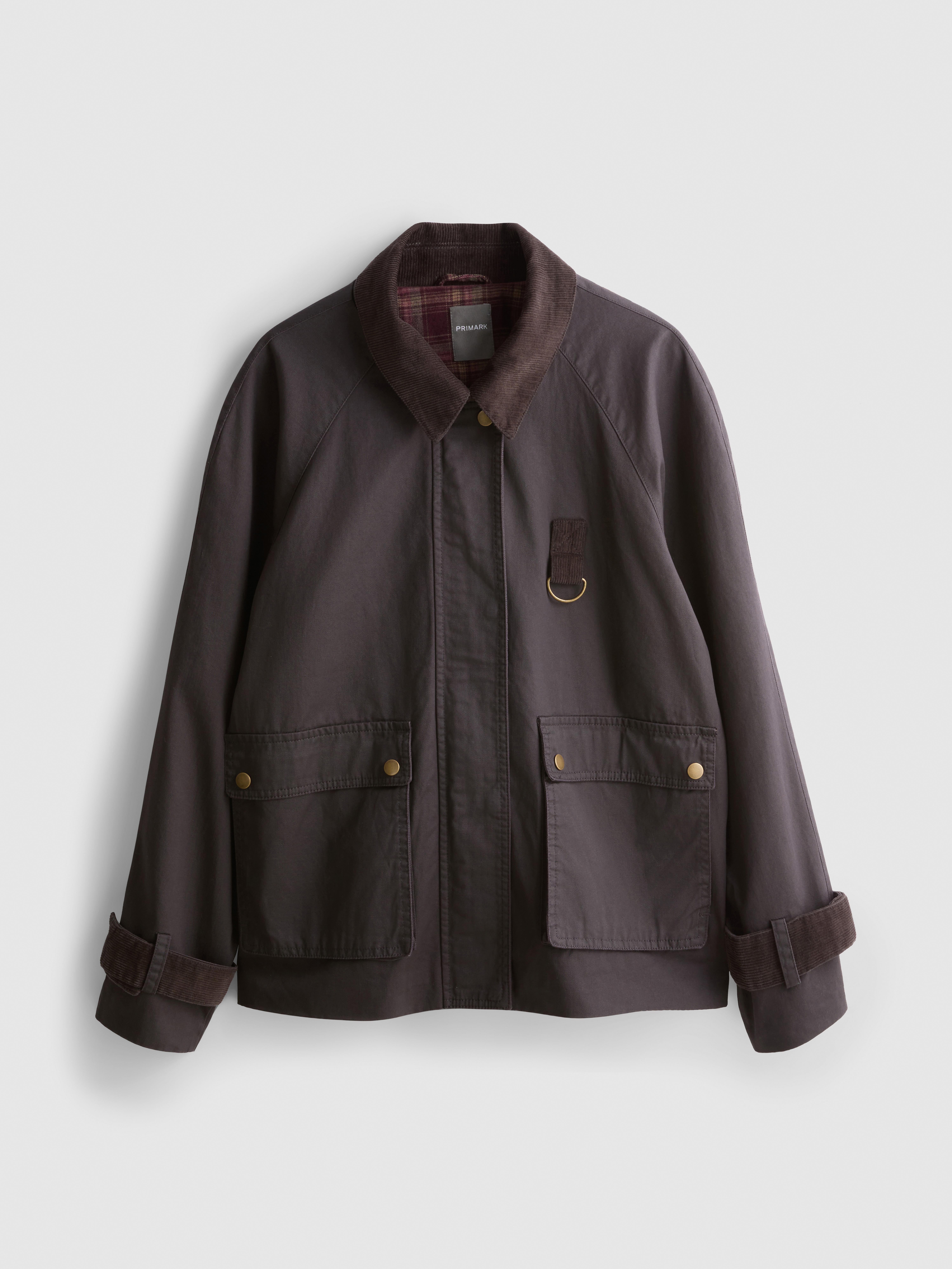 Paula Echevarría Classic Barn Jacket - Dark Purple