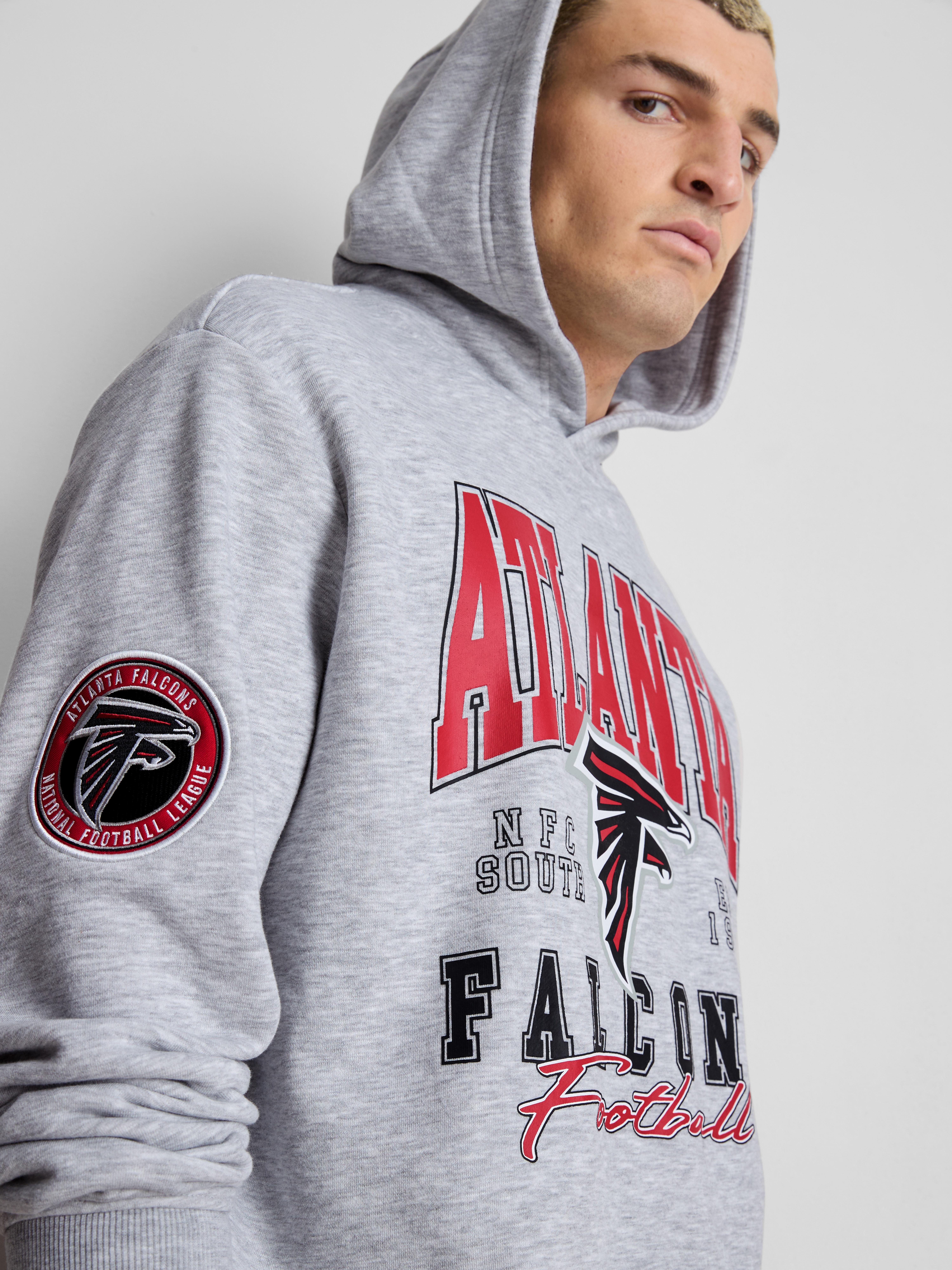 NFL Atlanta Falcons Graphic Hoodie - Gray Heather