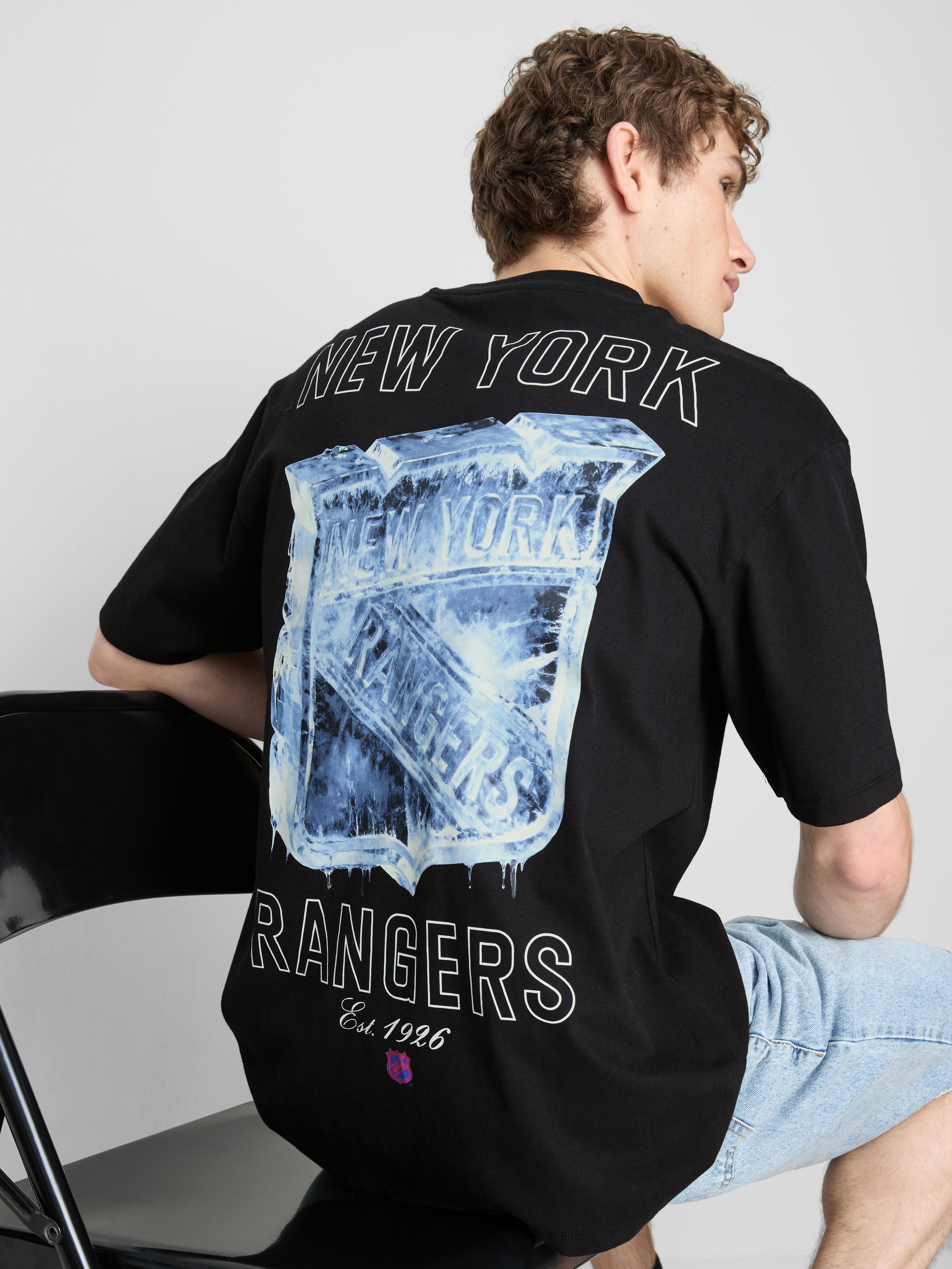 NHL New York Rangers Graphic T-Shirt - Black