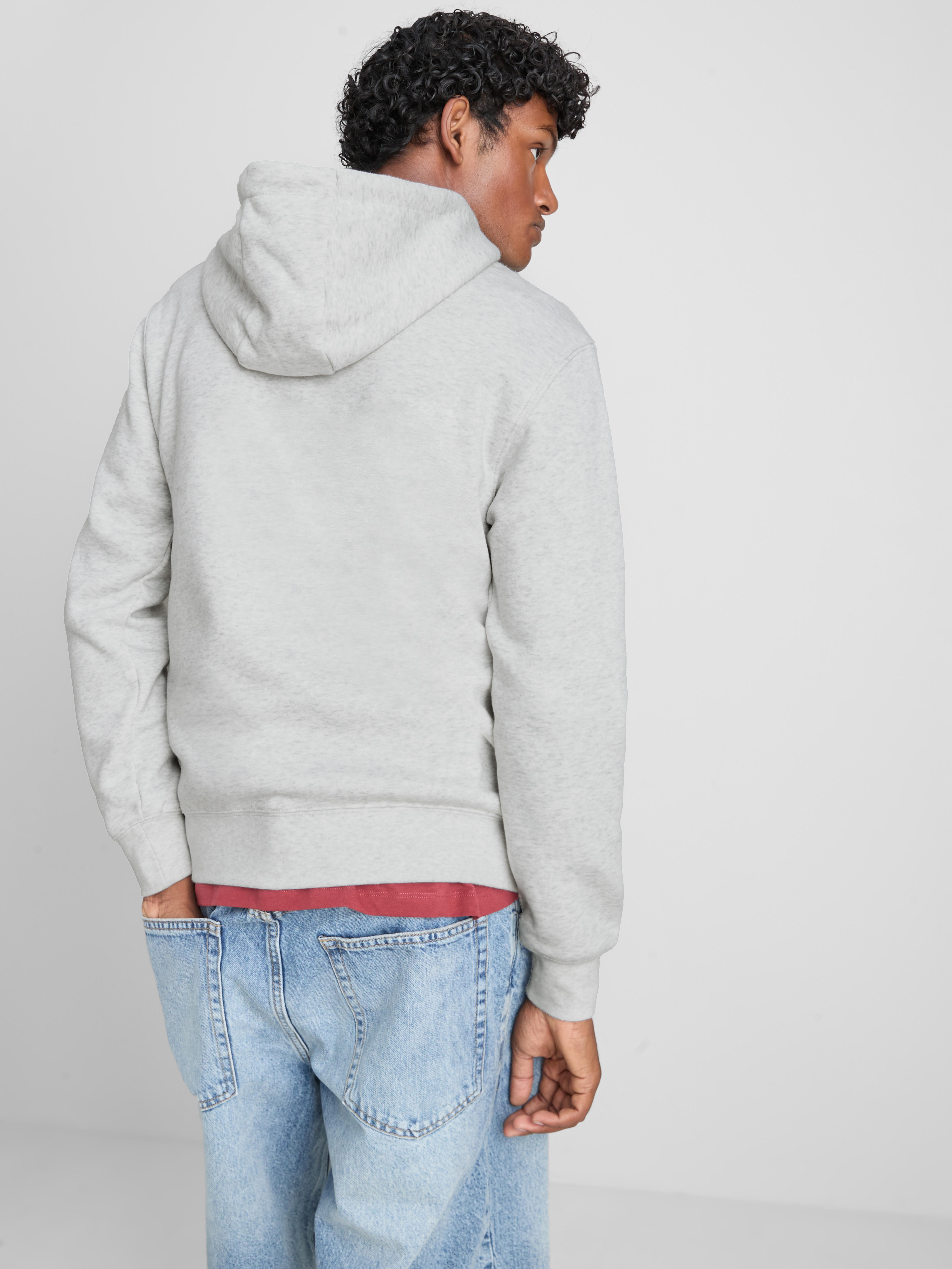 Zip Hoodie - Gray