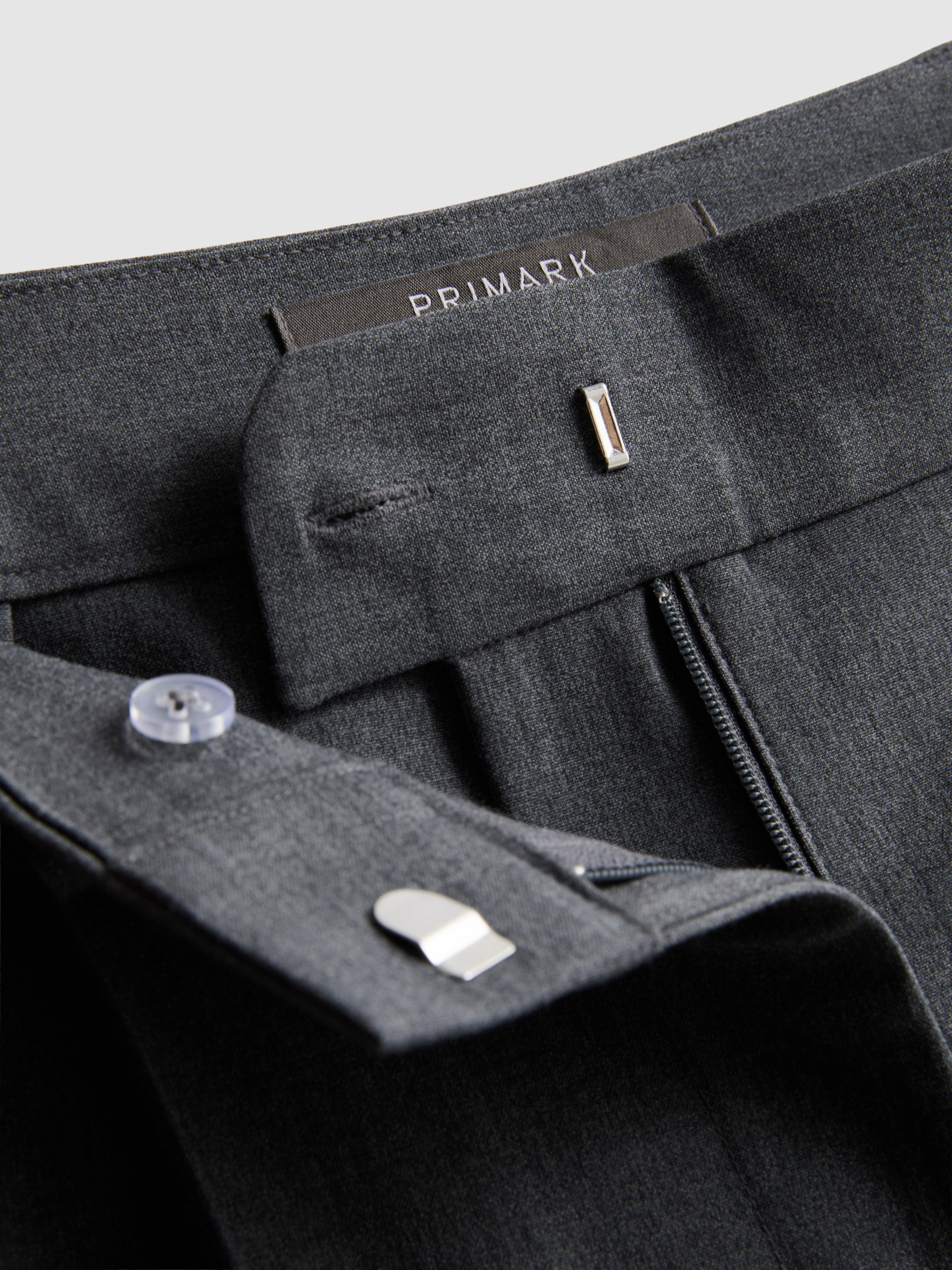 Paula Echevarría Wide Leg Pleated Pants - Gray Heather