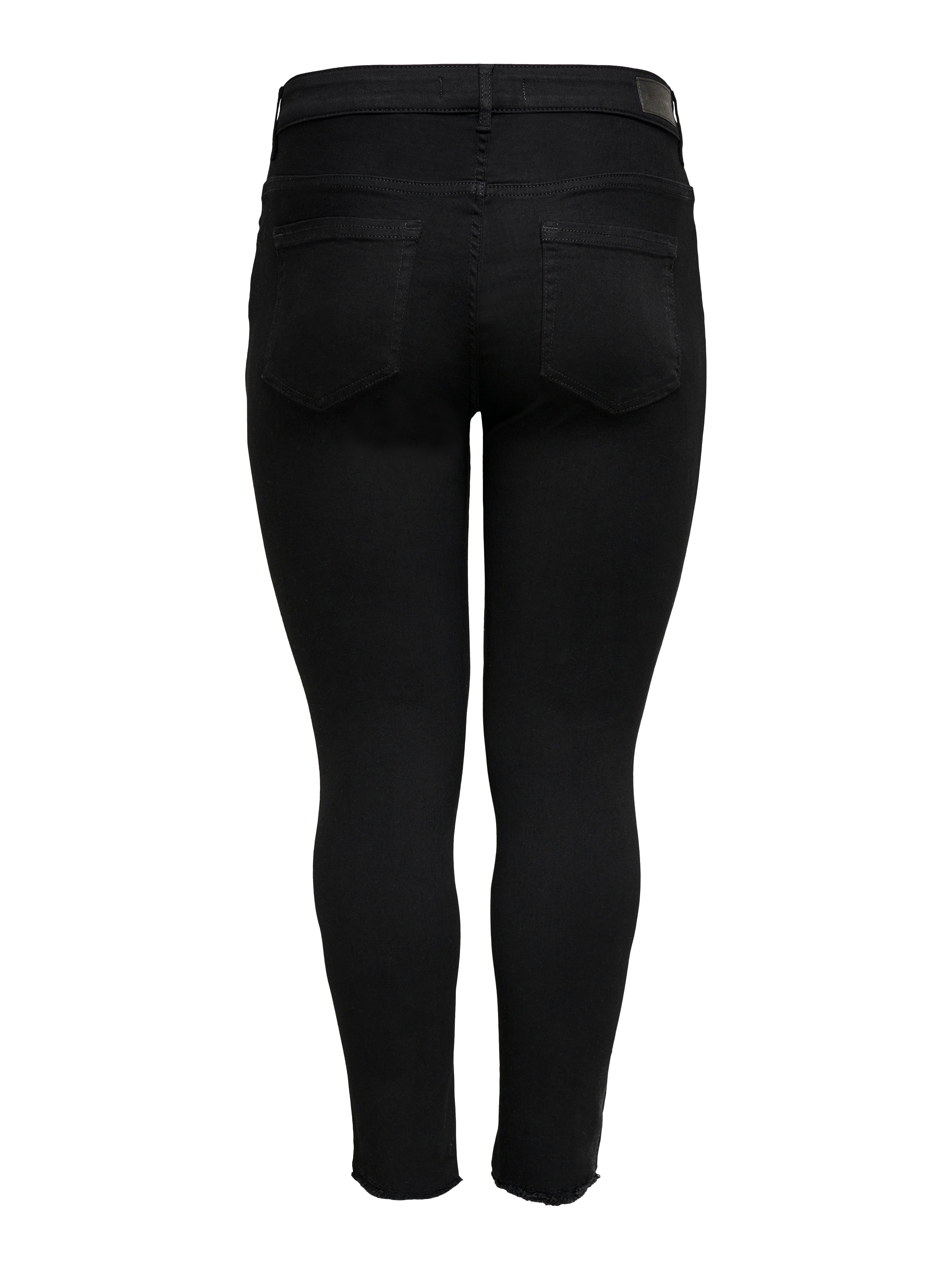 CARWILLY Regular waist Skinny Fit Jeans Black
