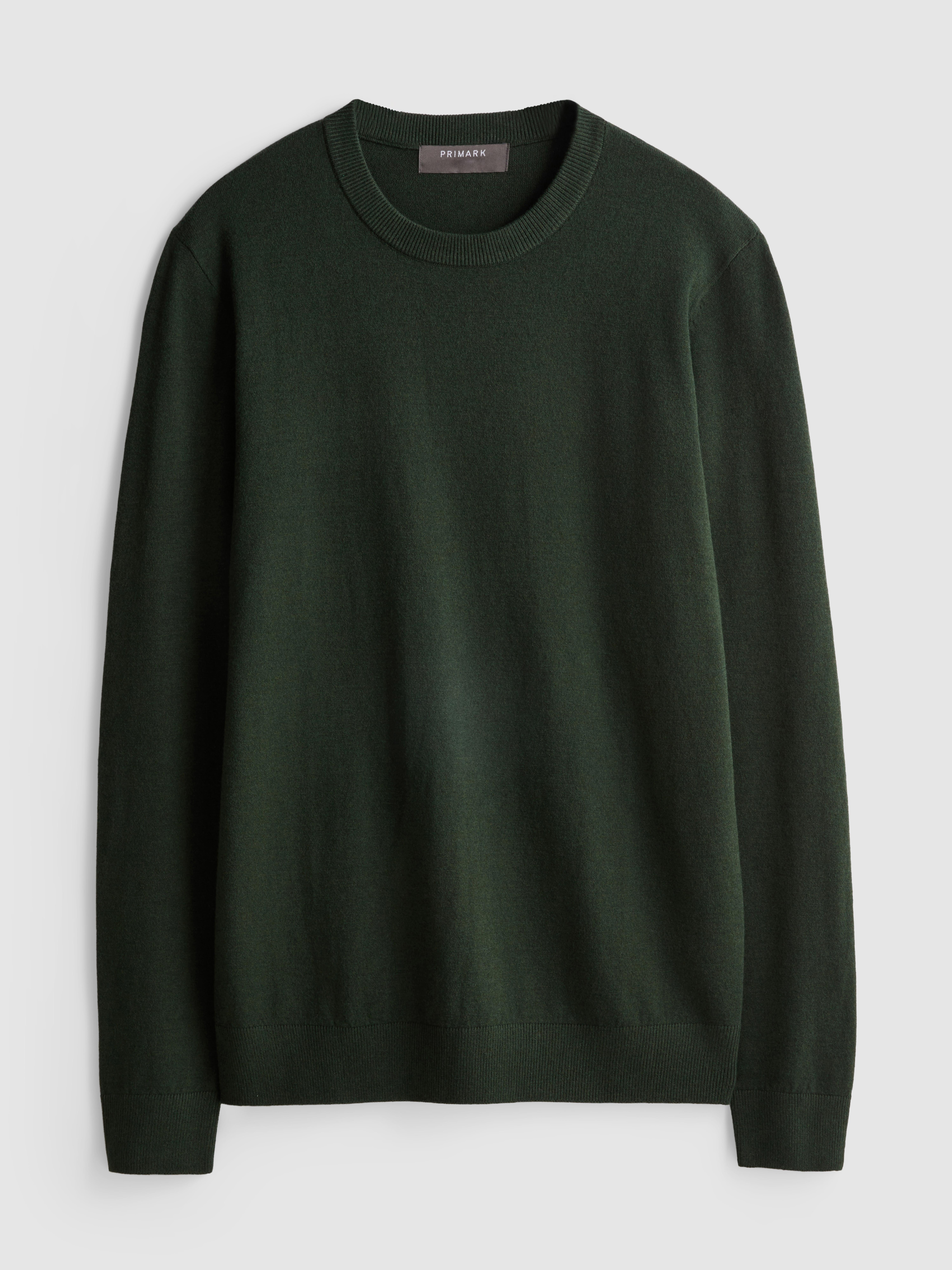 Crew Neck Sweater - Green