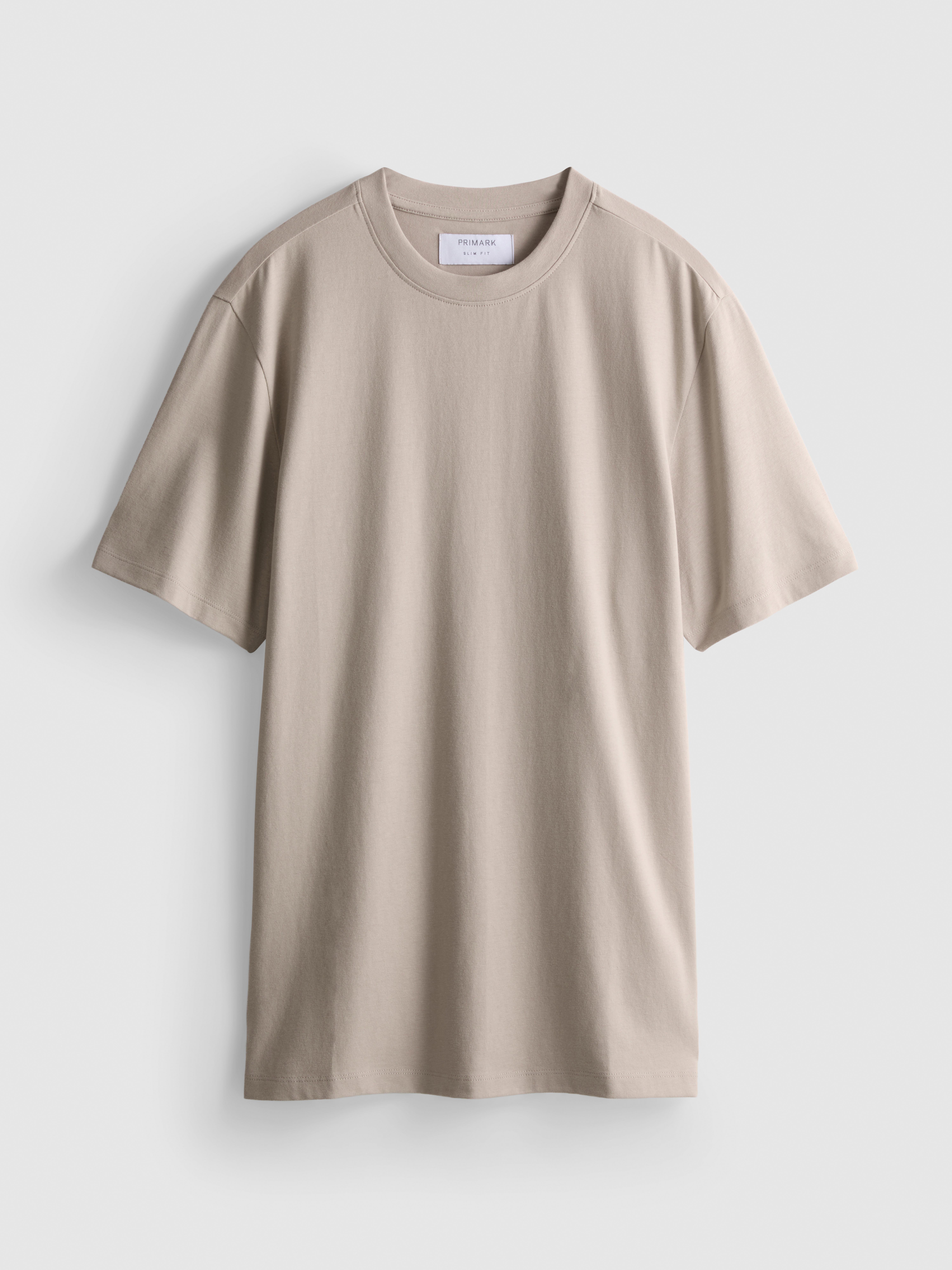 Slim-Fit LYCRA® T-Shirt - Stone
