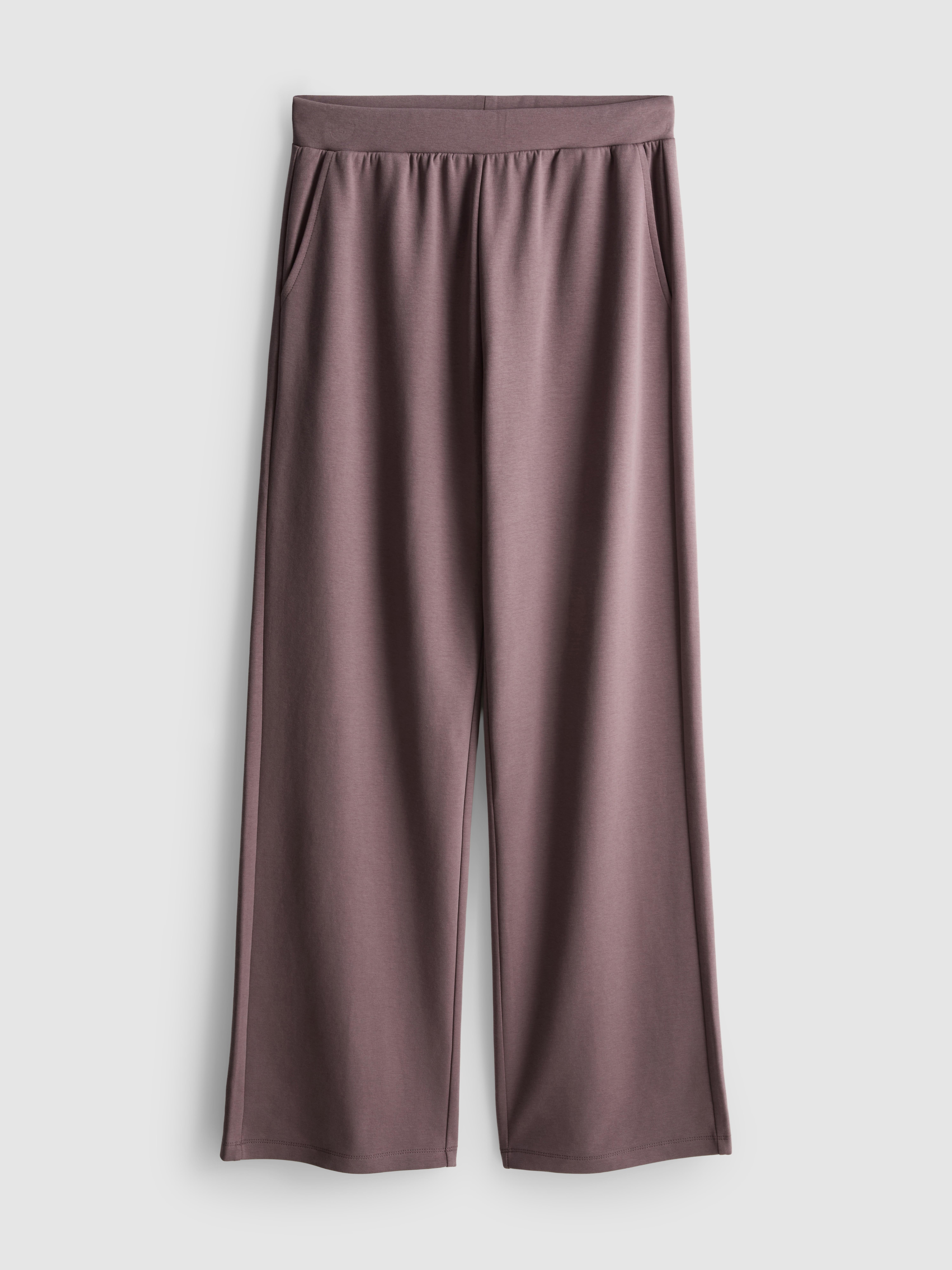 Paula Echevarría Wide Leg Joggers - Fig