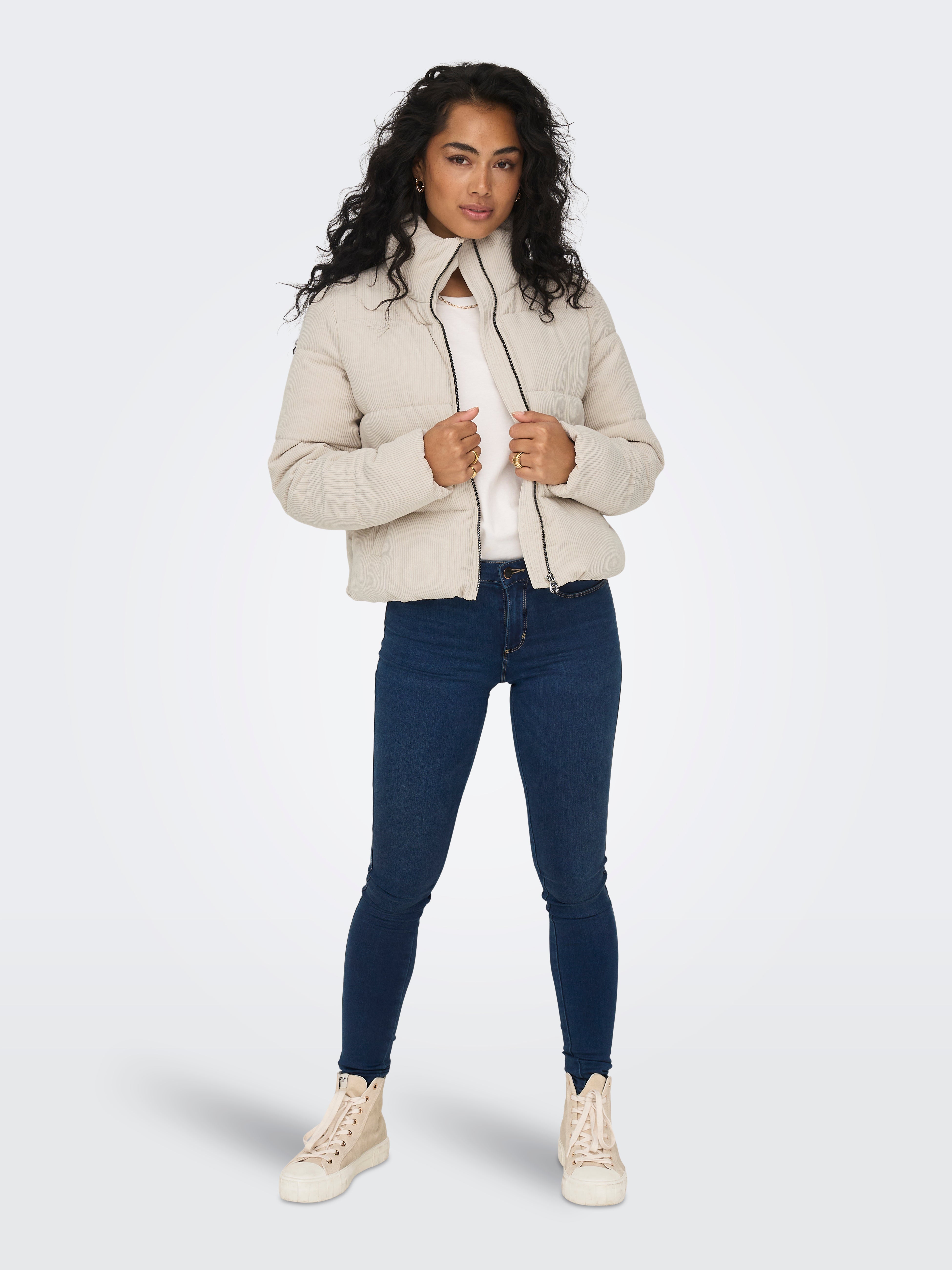 ONLNEWDOLLY Corduroy Puffer jacket Moonstruck