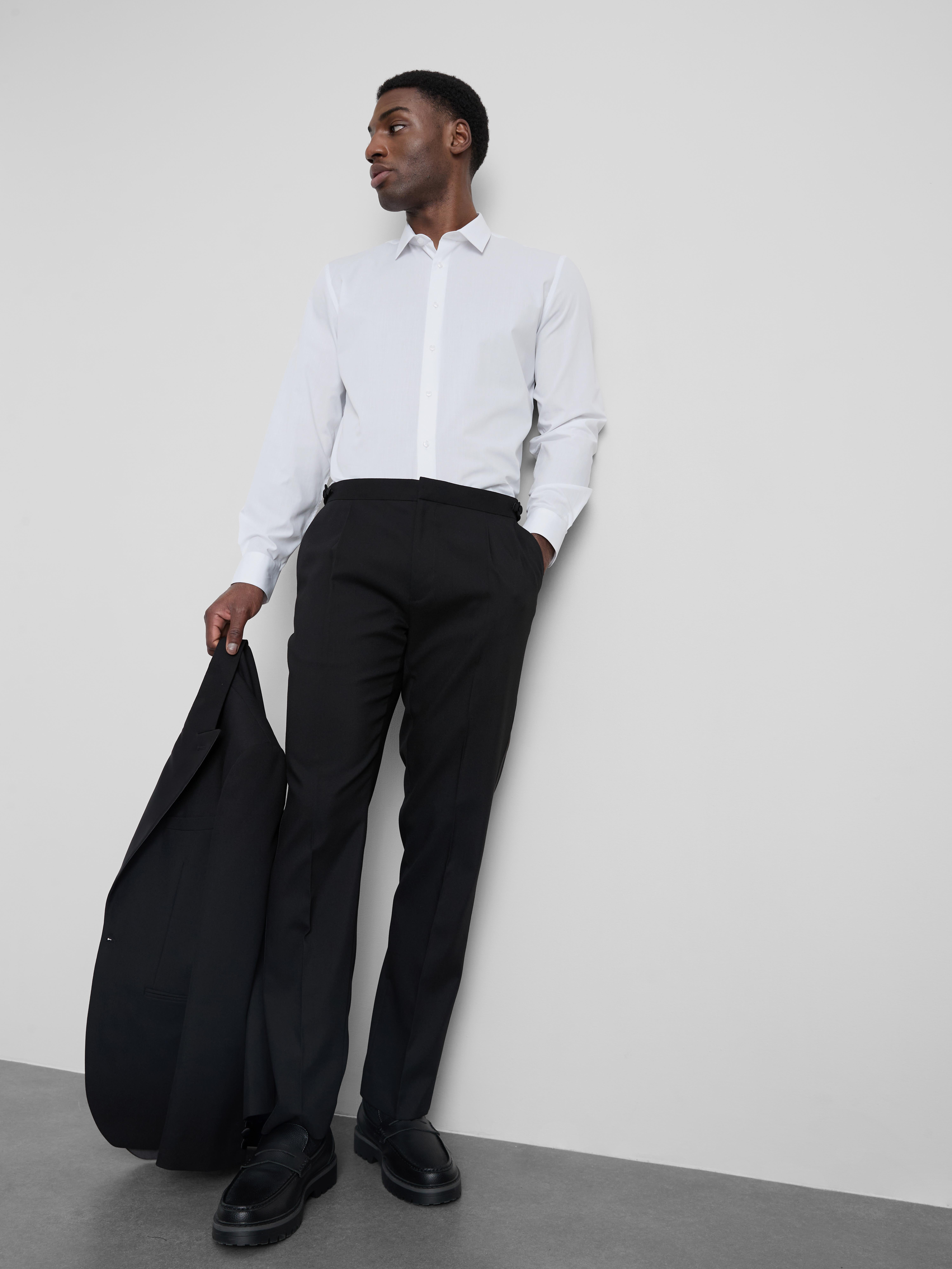 Long Sleeve Regular Fit Formal Shirt - White