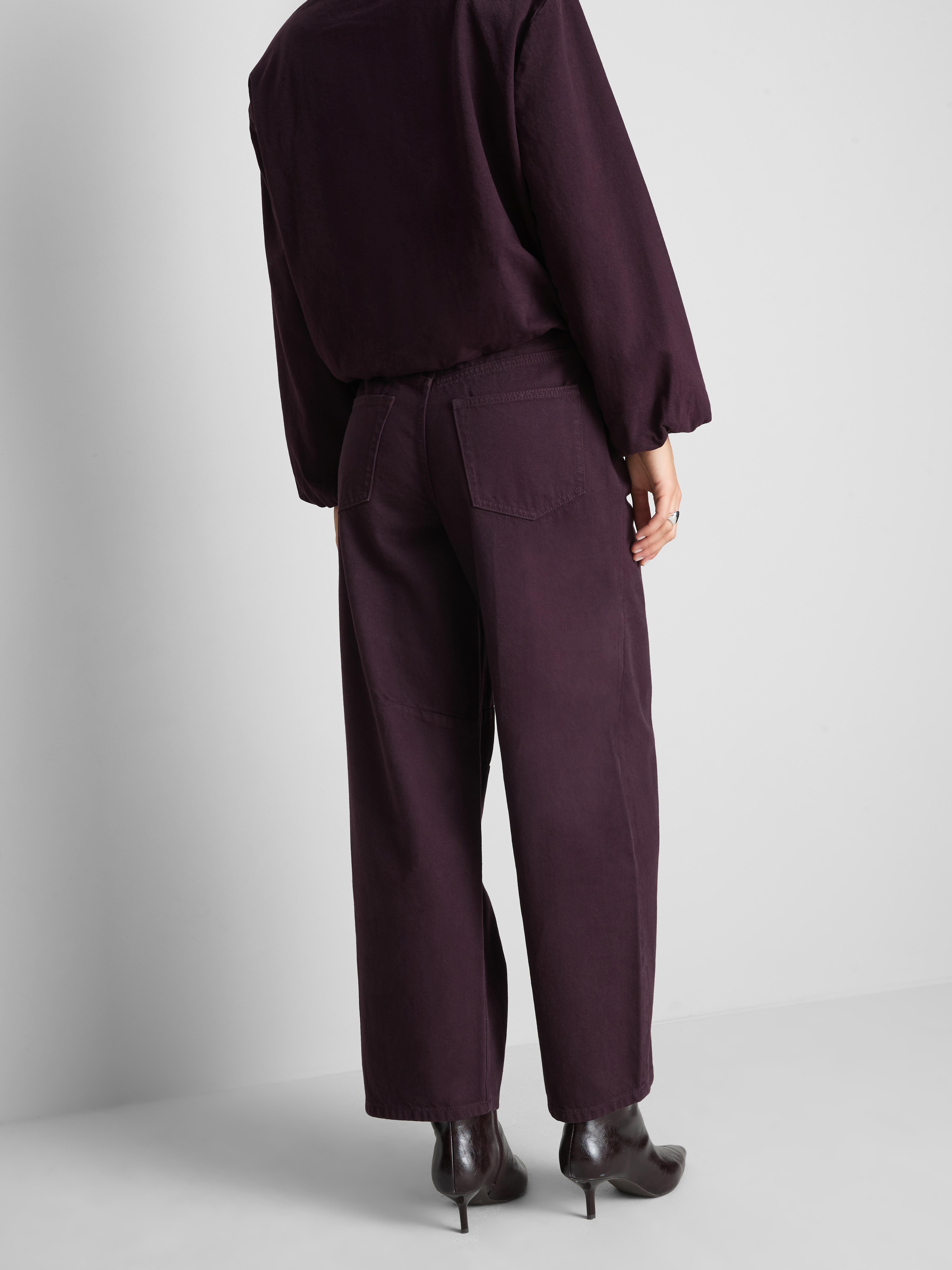 Paula Echevarría Curve Baggy Jeans - Plum