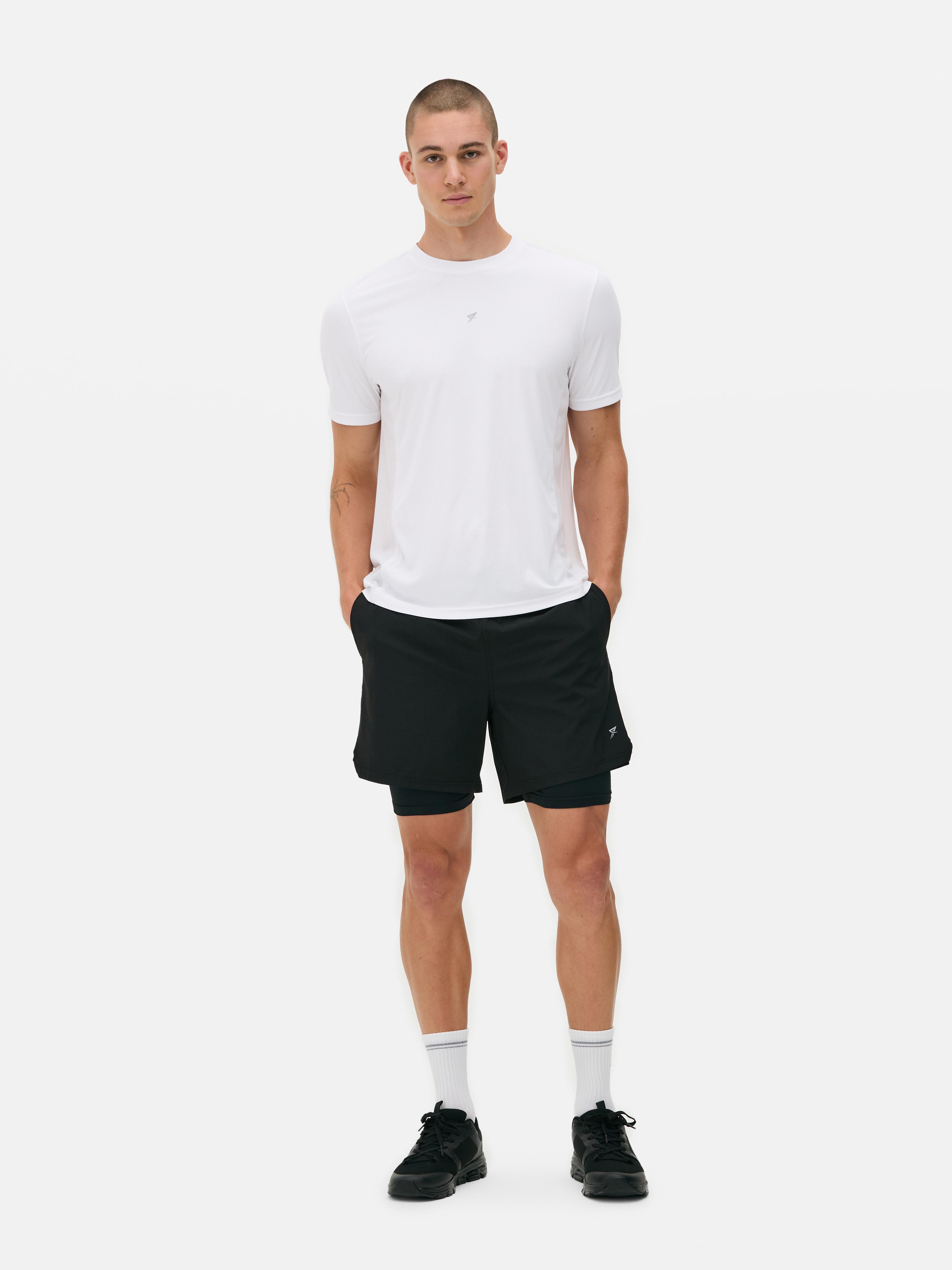 Short Sleeve Gym T-Shirt - White