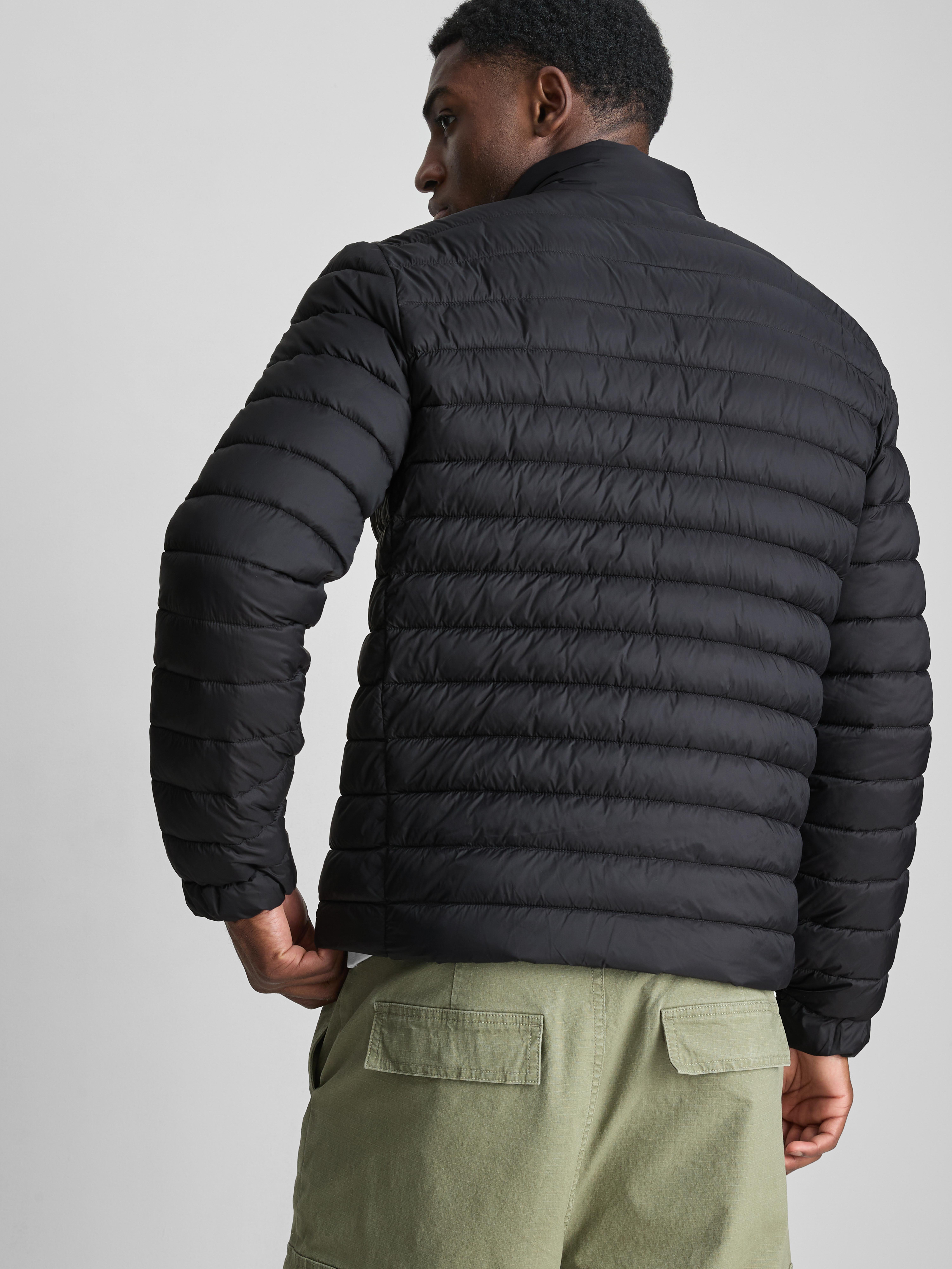 Padded Puffer Jacket - Black