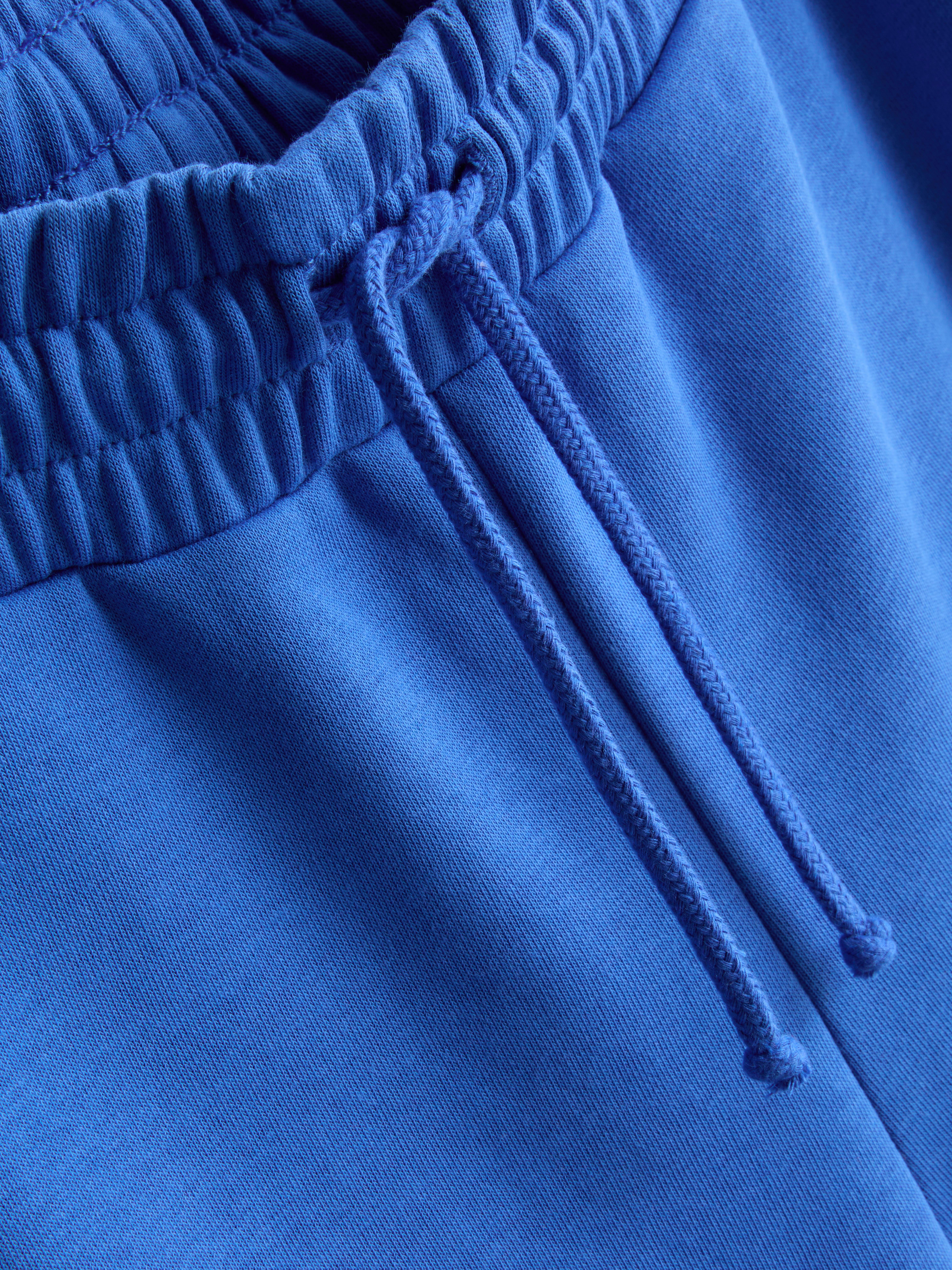Wide-Leg Airport Tracksuit Bottoms - Bright Blue