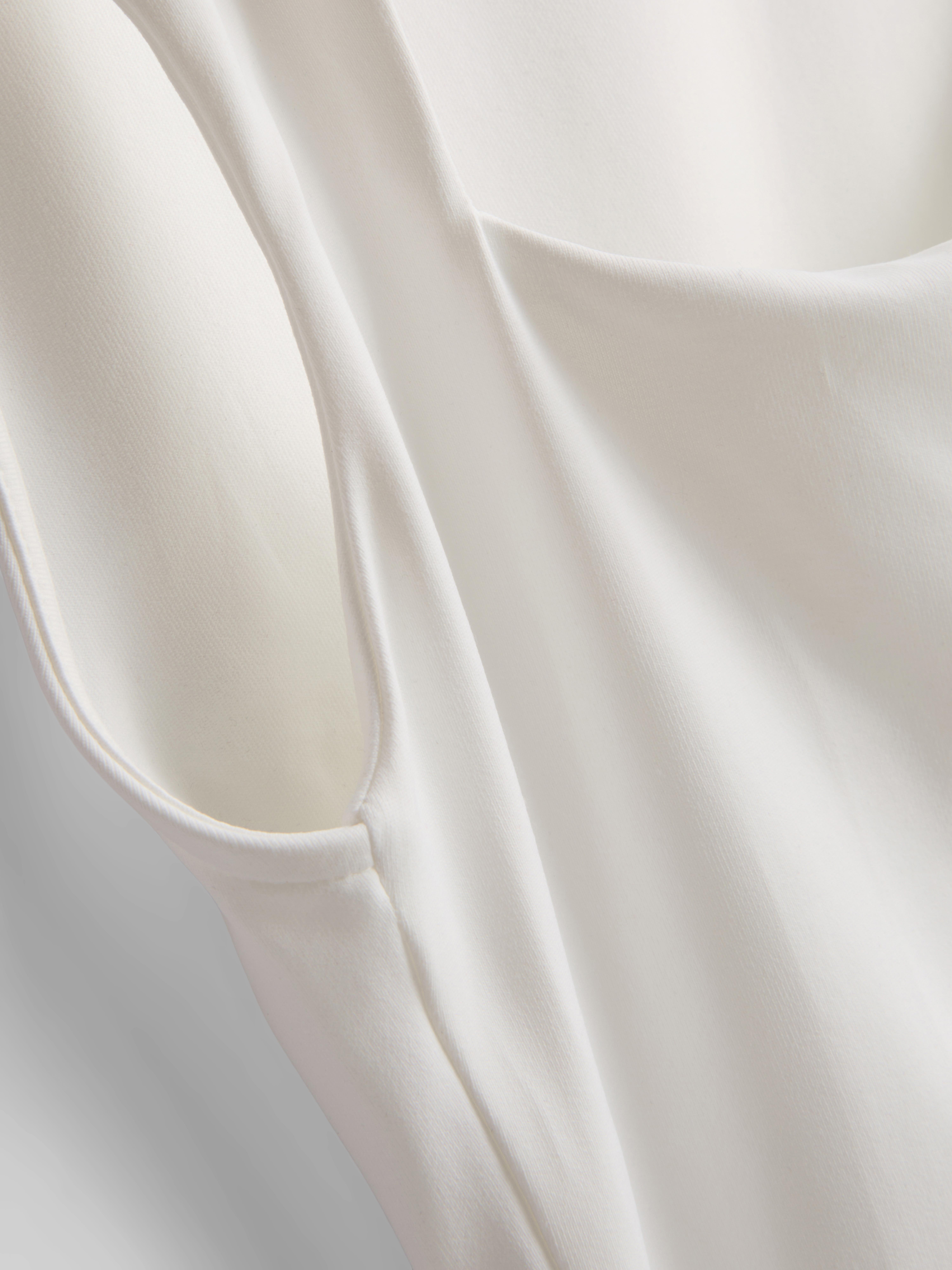Square Neck Bodysuit - White