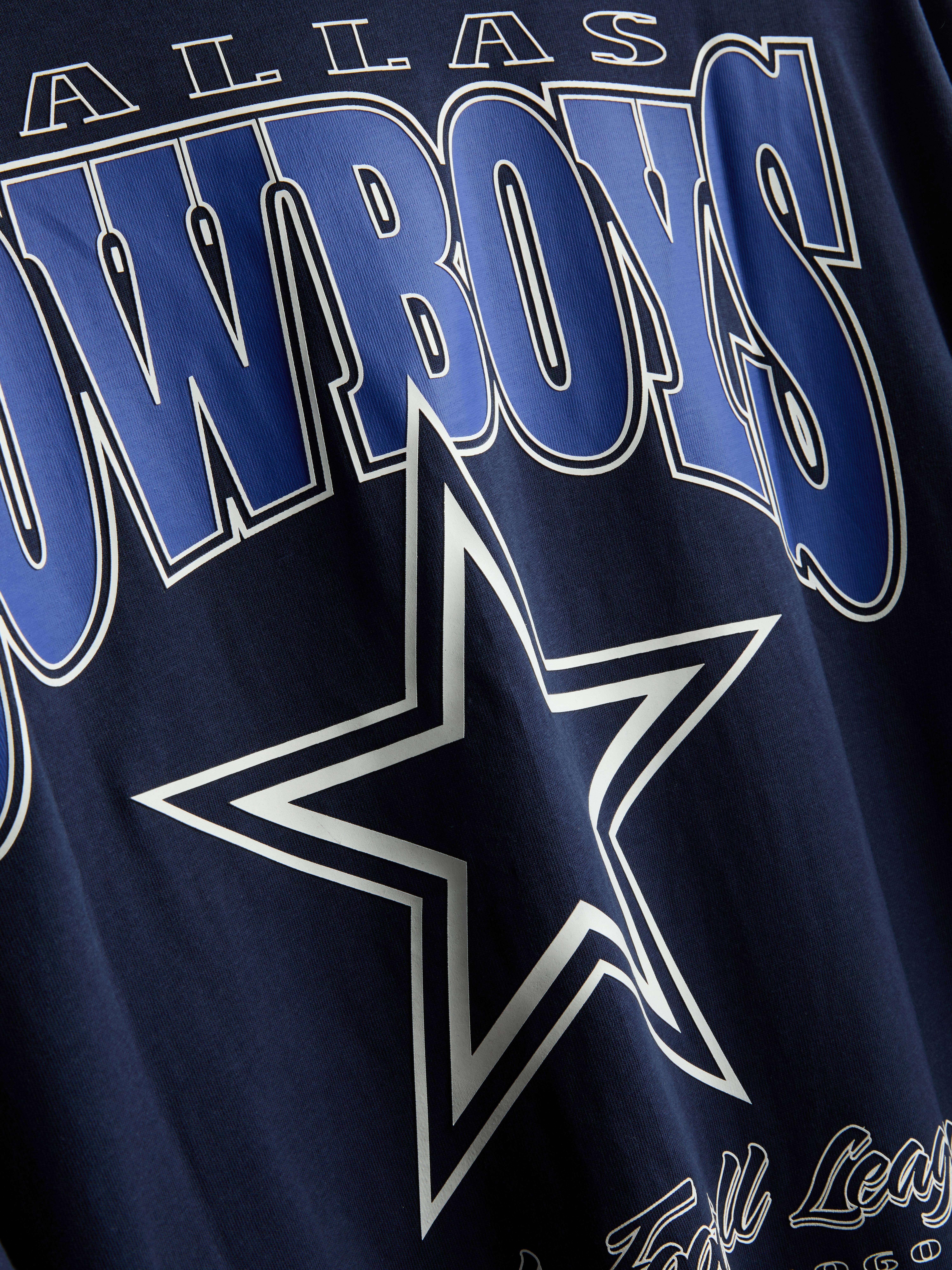 NFL Dallas Cowboys Pure Cotton Graphic T-Shirt - Navy