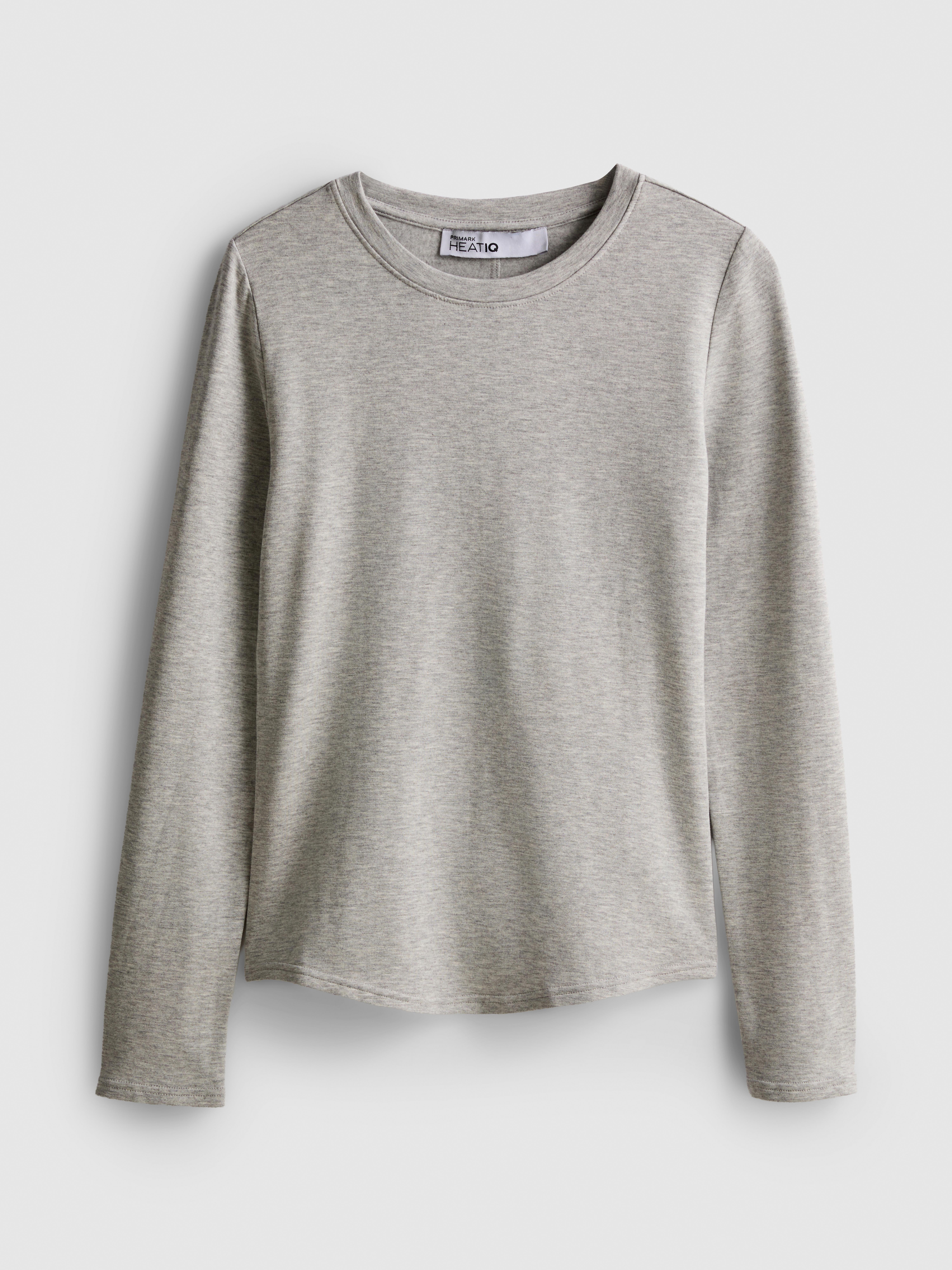Heat IQ Long-Sleeve Base Layer Top - Gray Heather