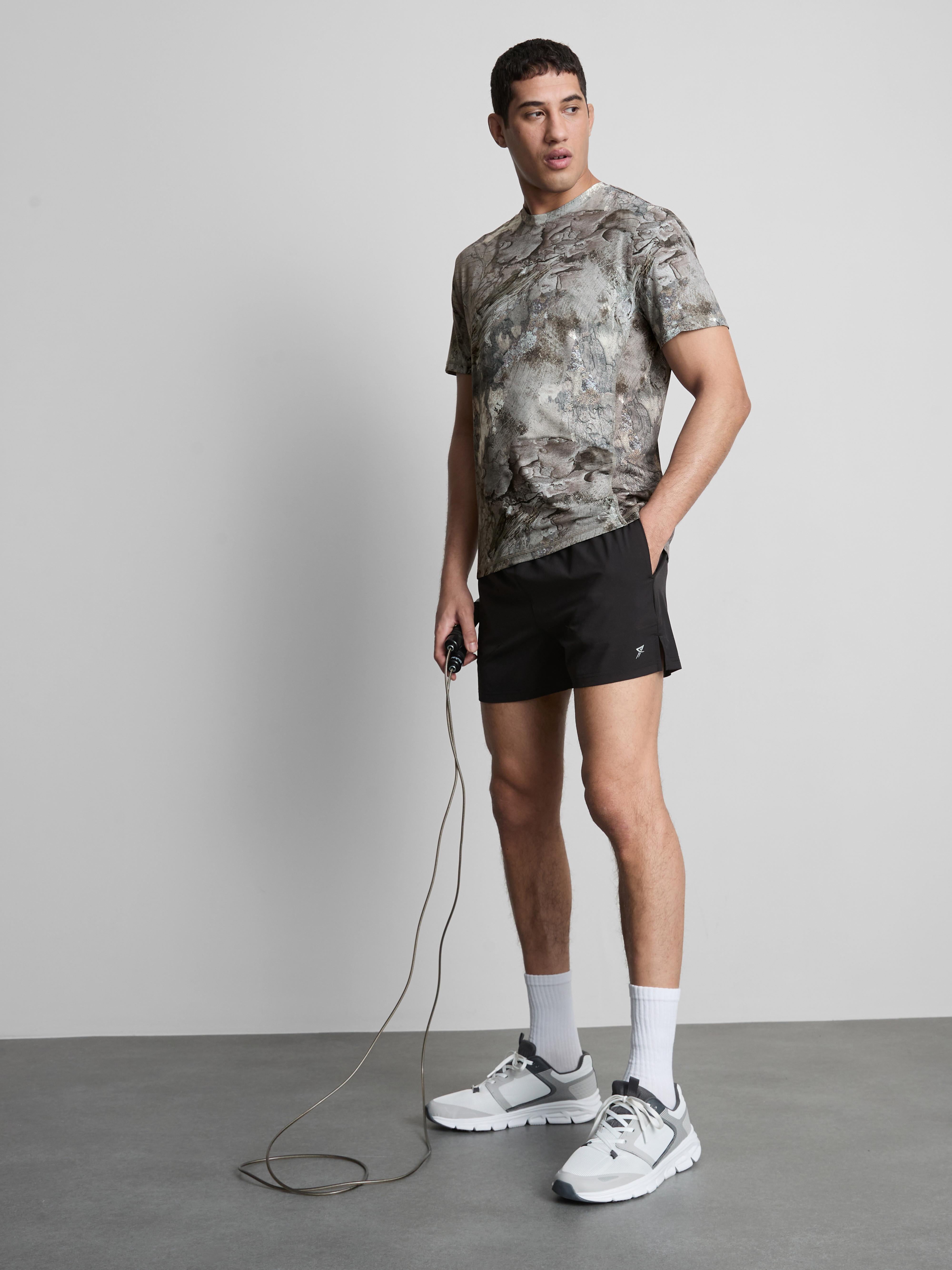 Drawstring Running Shorts - Black