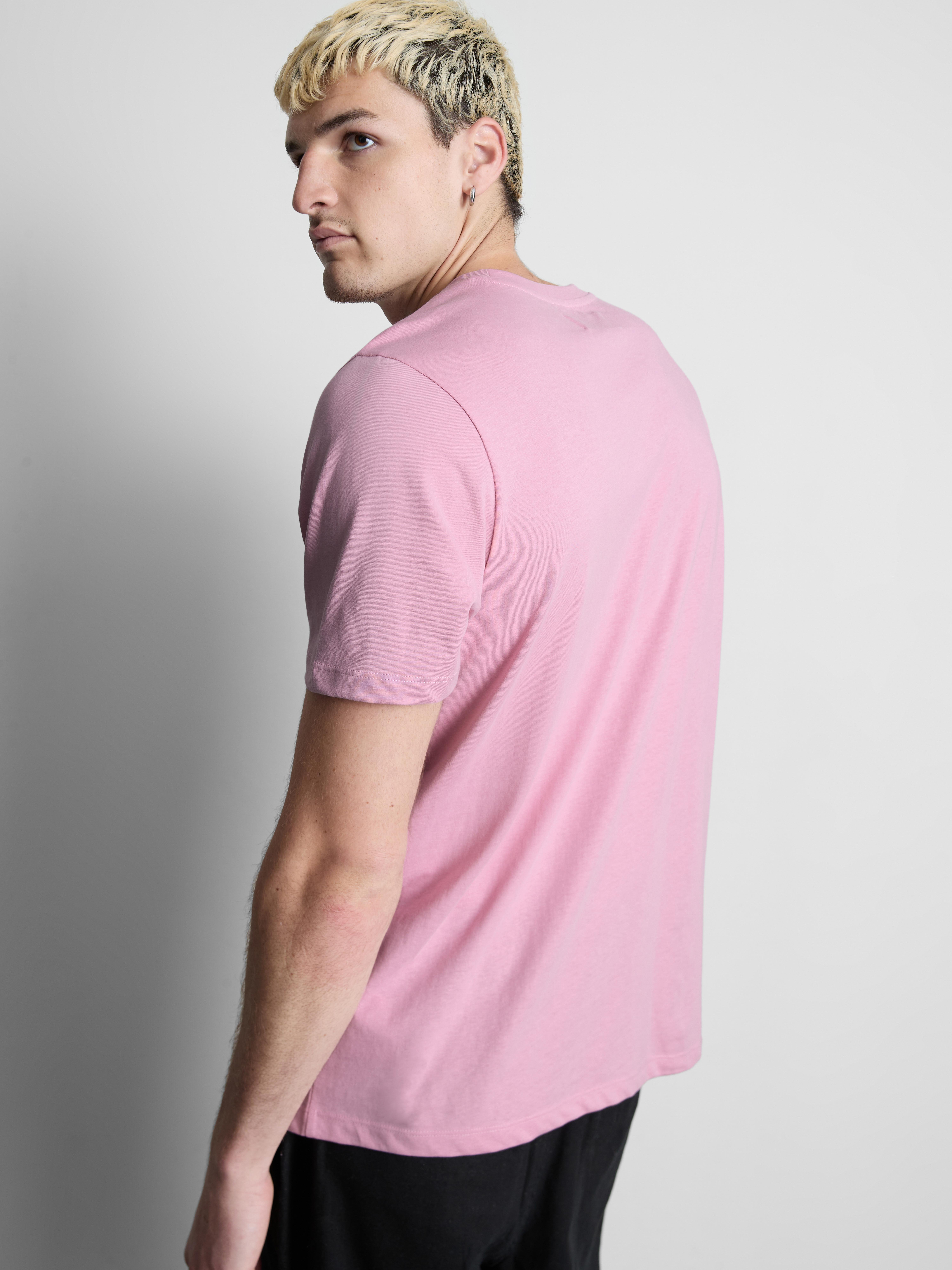 Regular Fit Short Sleeve T-Shirt - Pink