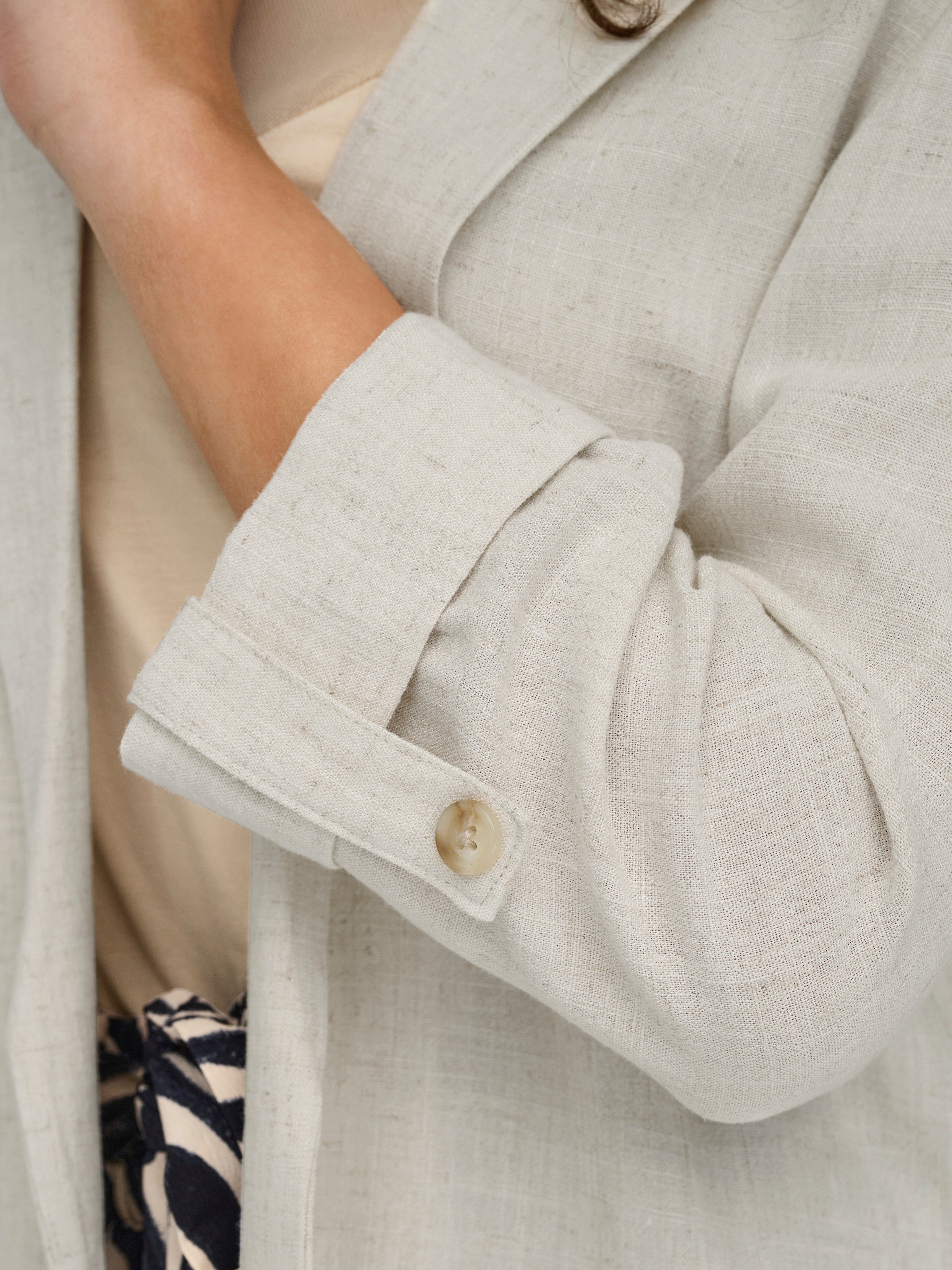 ONLSIESTA Linen Blazer Moonbeam