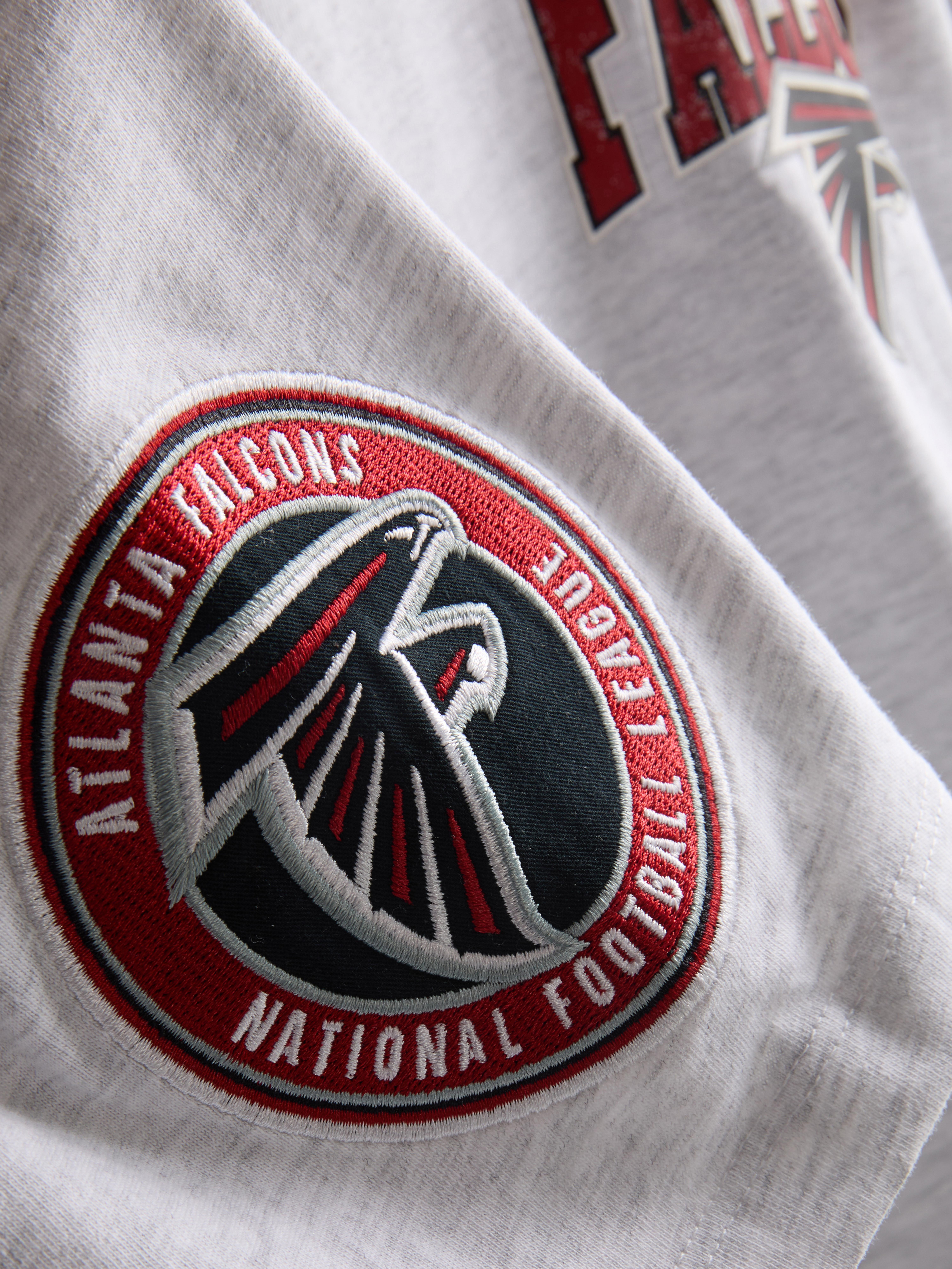 NFL Atlanta Falcons Pure Cotton Graphic T-Shirt - Gray Heather