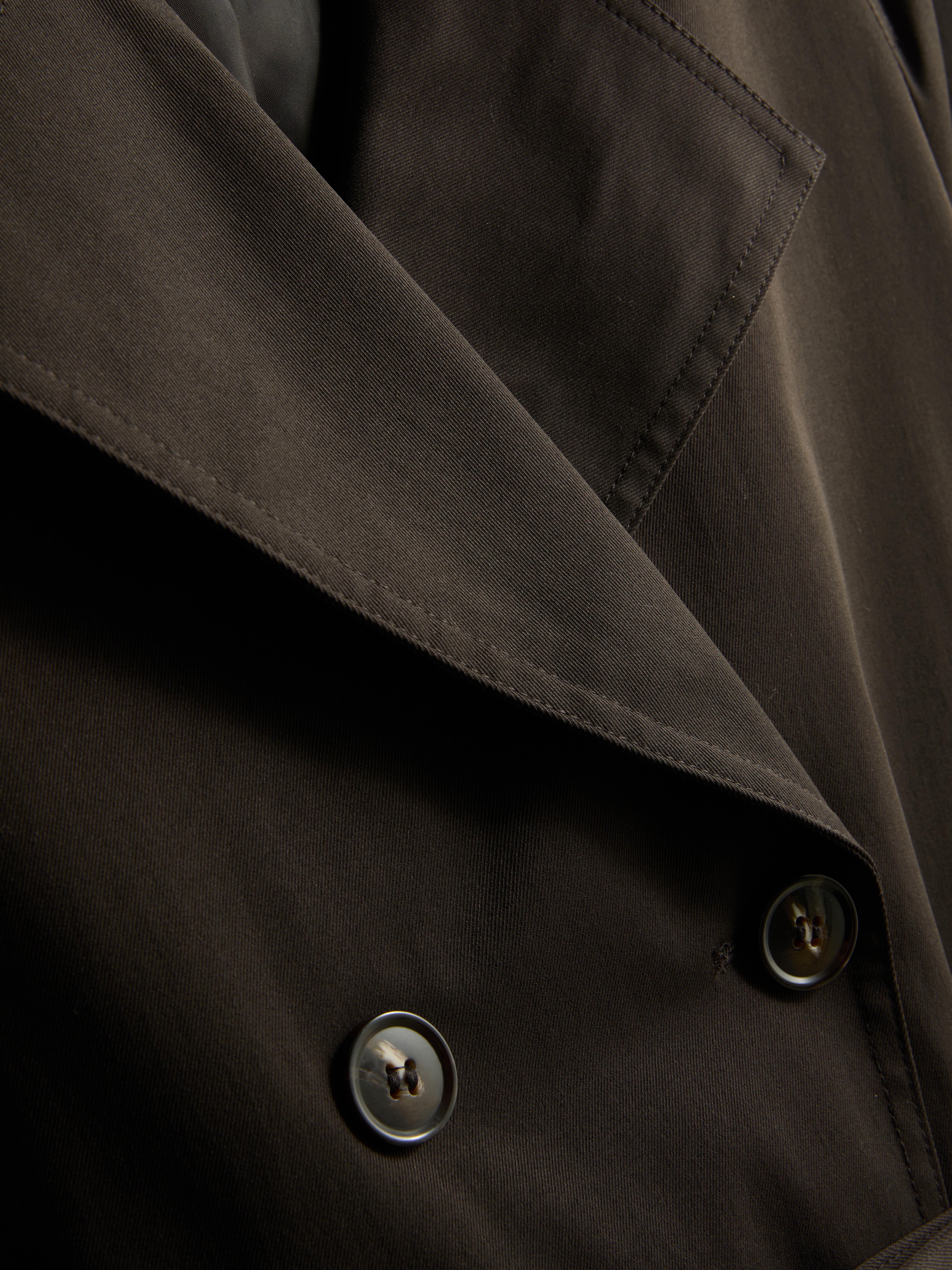 Essential Trench Coat - Chocolate