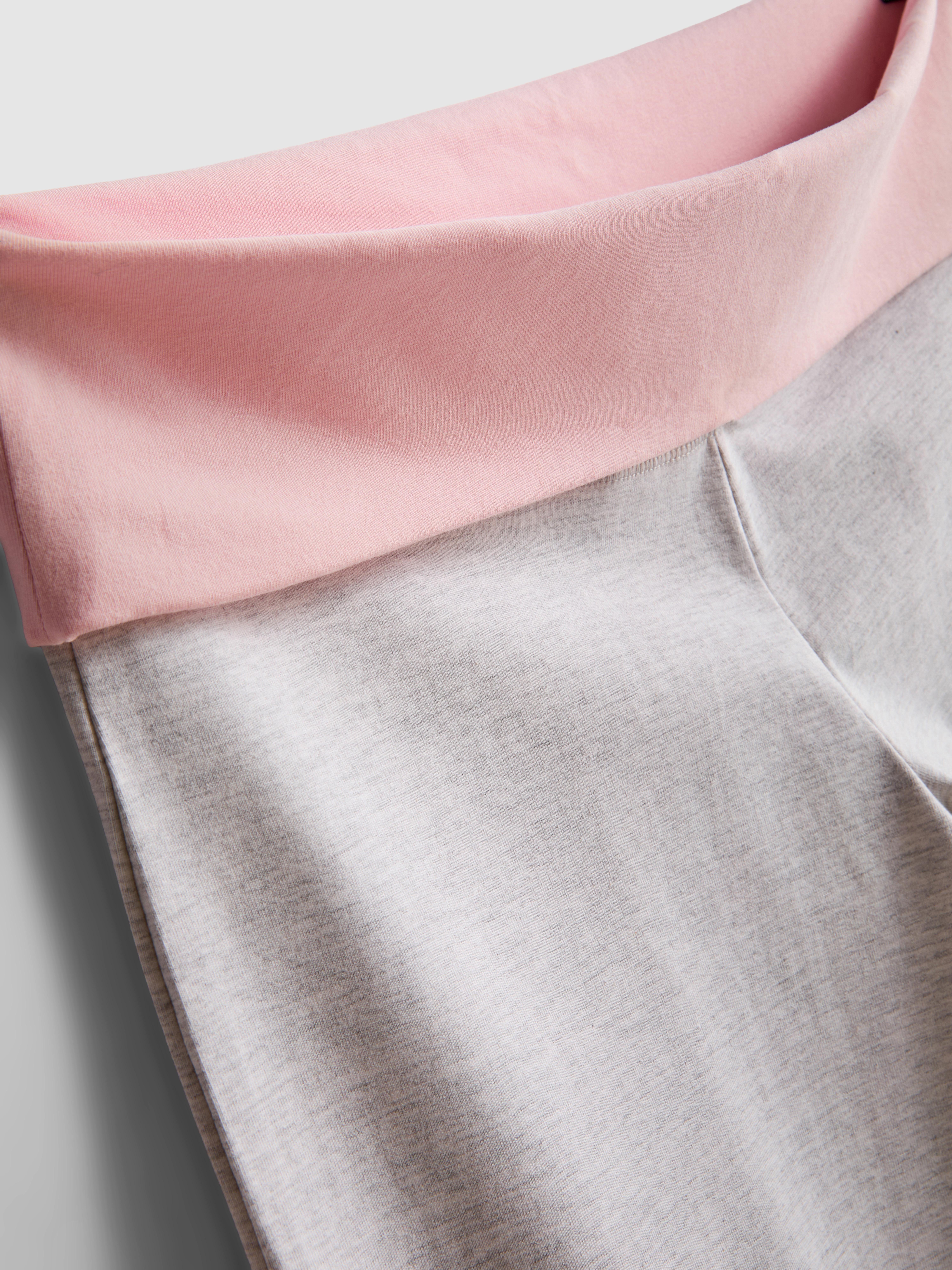 The Primark Scene | Wide-Leg Folding-Waistband Pants - Light Pink