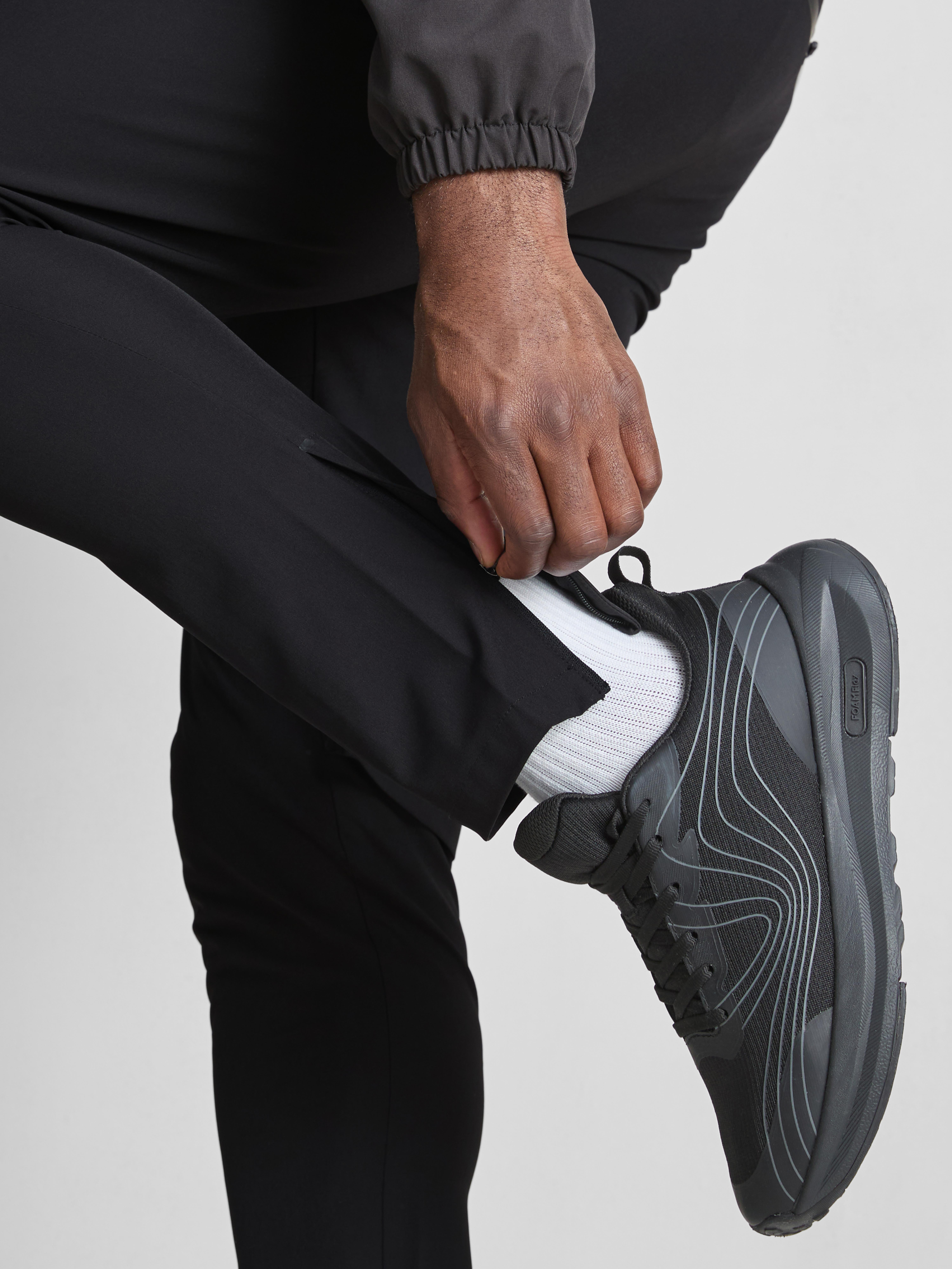 Elastic Gym Pants - Black