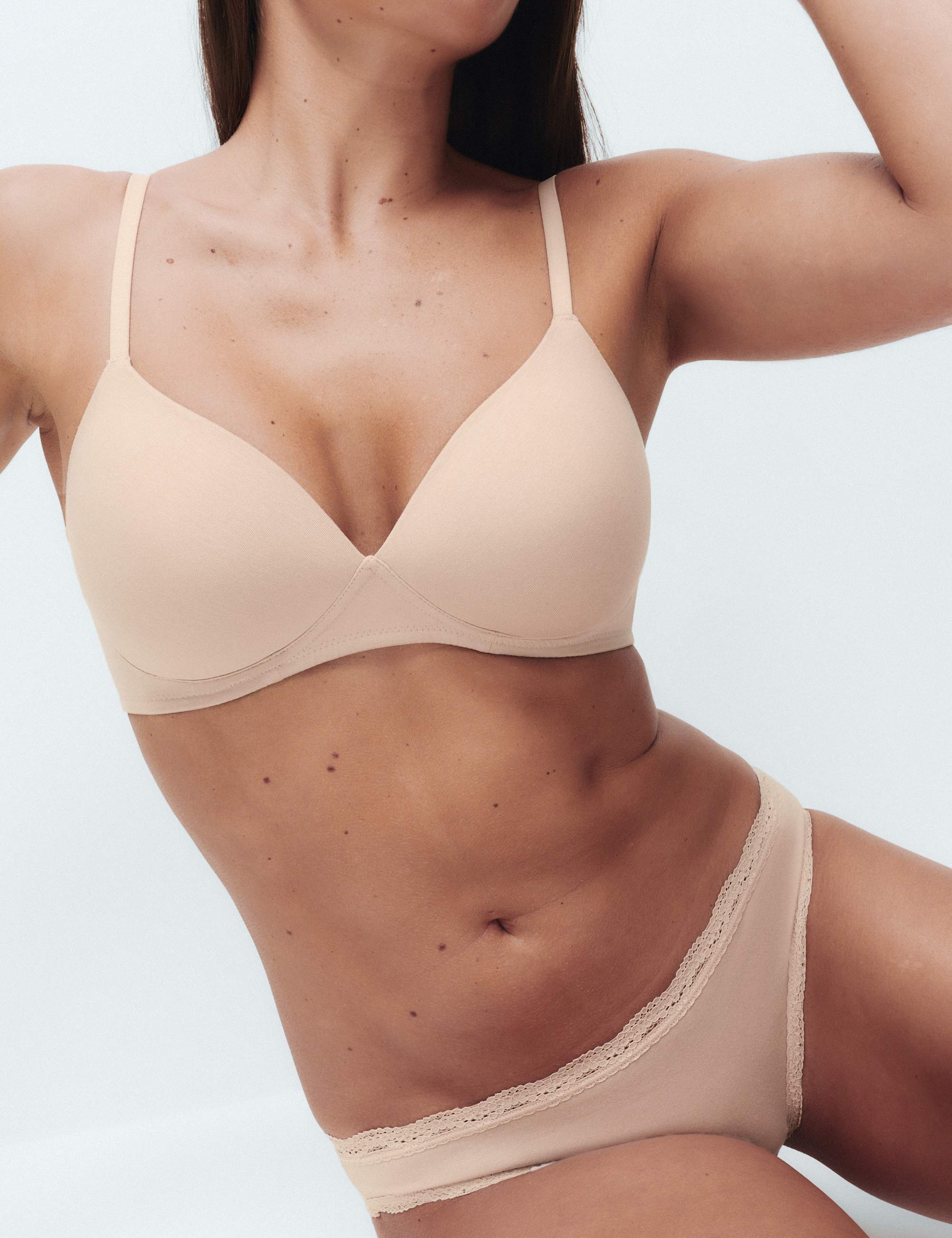 3pk Non Wired T-Shirt Bras A-E